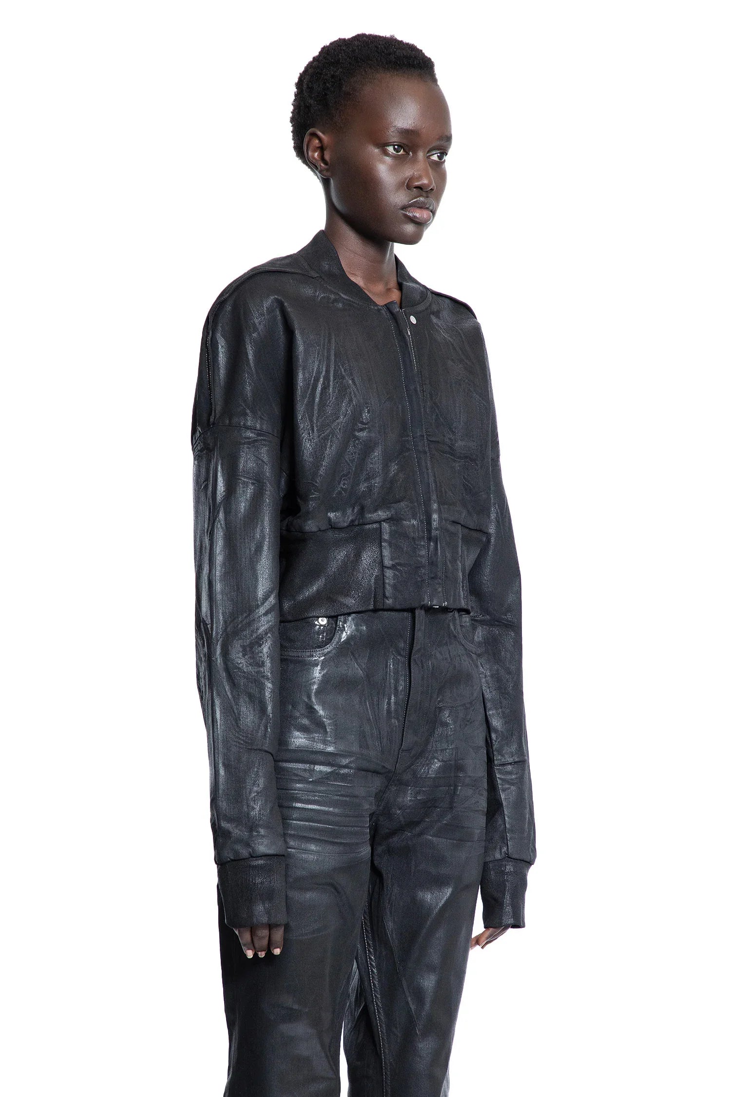 Hollywod Cropped Flight Jacket - Antonioli.eu