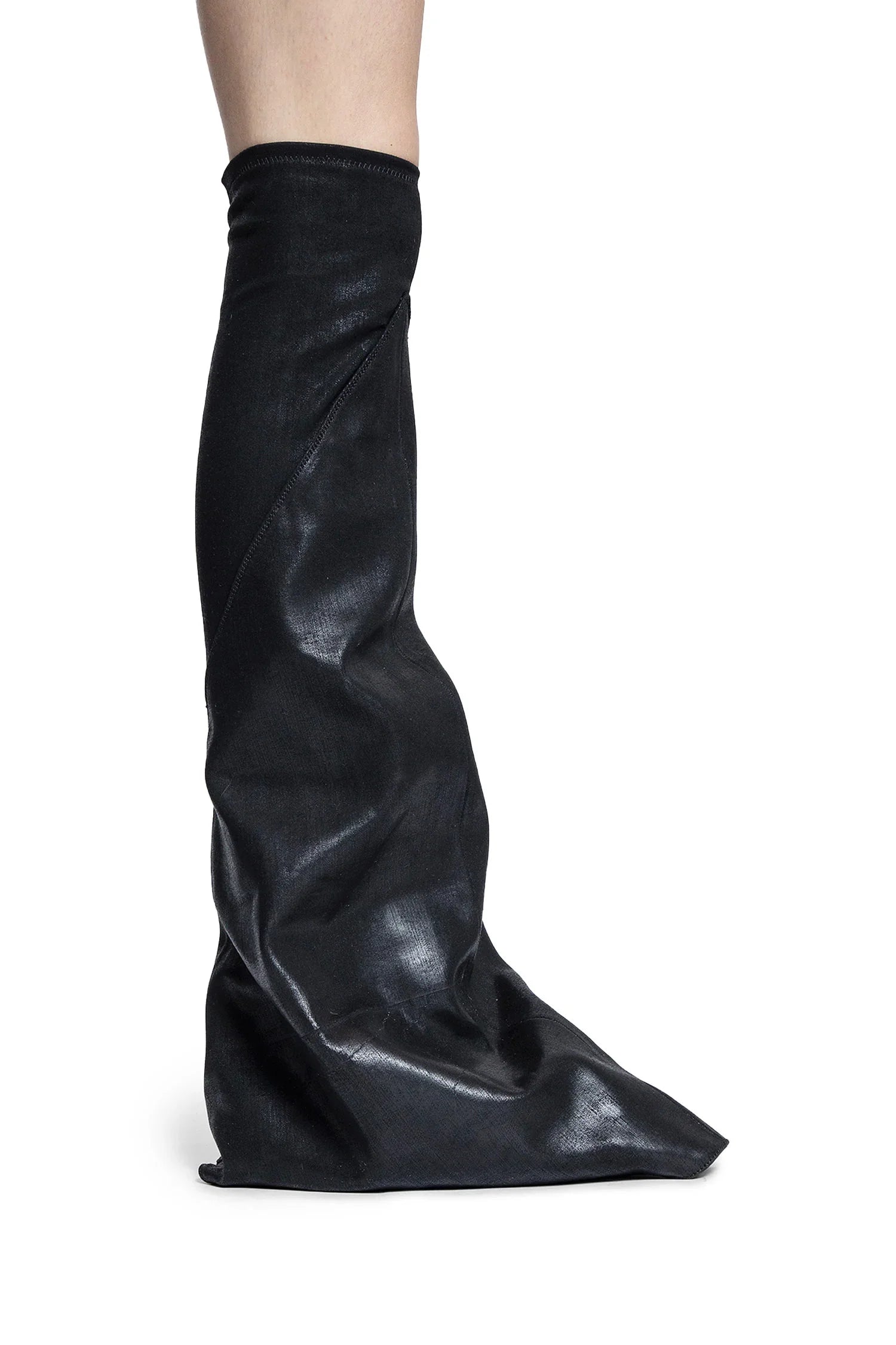 Hollywood Fetish in Overdyed Foil Stretch Denim - Antonioli.eu
