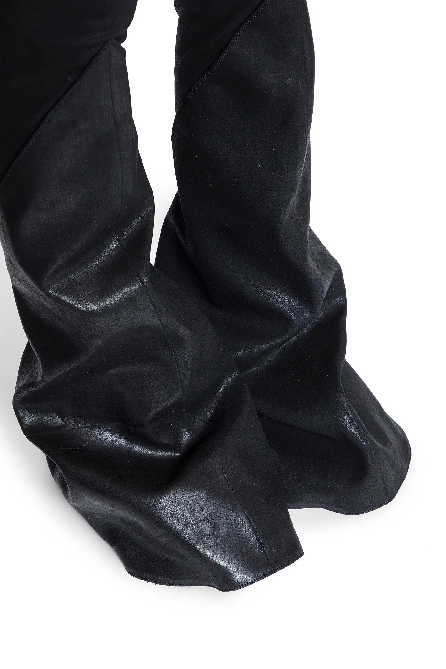 Hollywood Fetish in Overdyed Foil Stretch Denim - Antonioli.eu