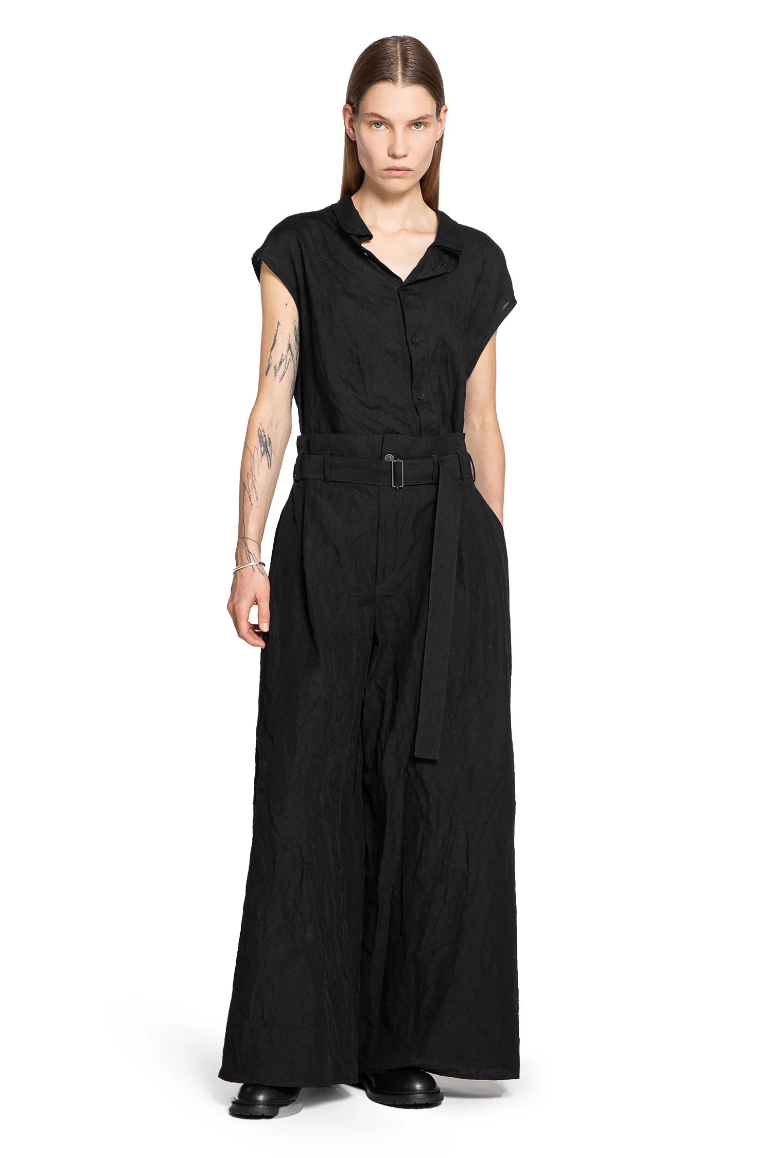 Reclined Sleeveless Shirt - Antonioli.eu