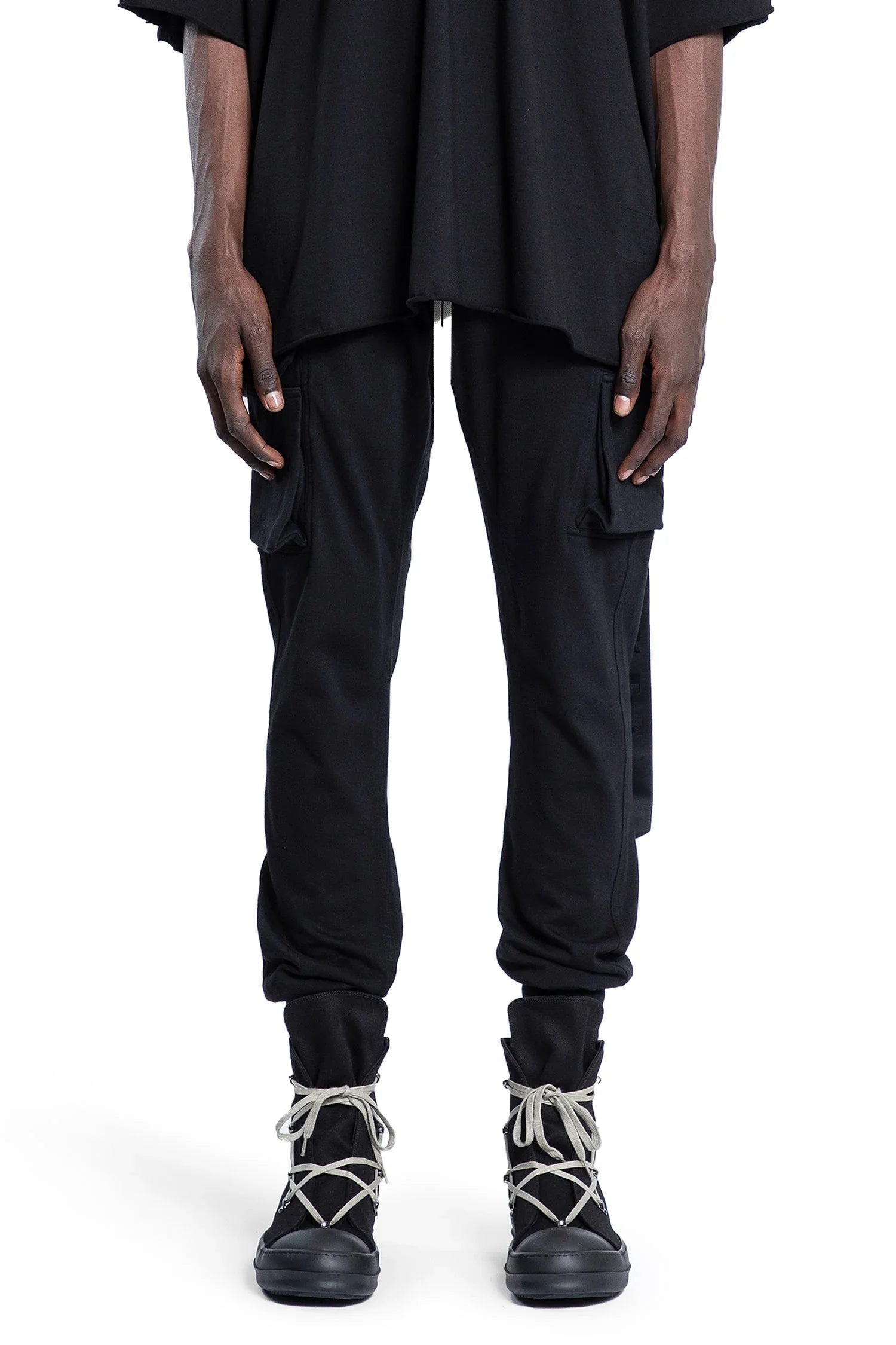 RICK OWENS DRKSHDW MAN BLACK TROUSERS - Antonioli.eu