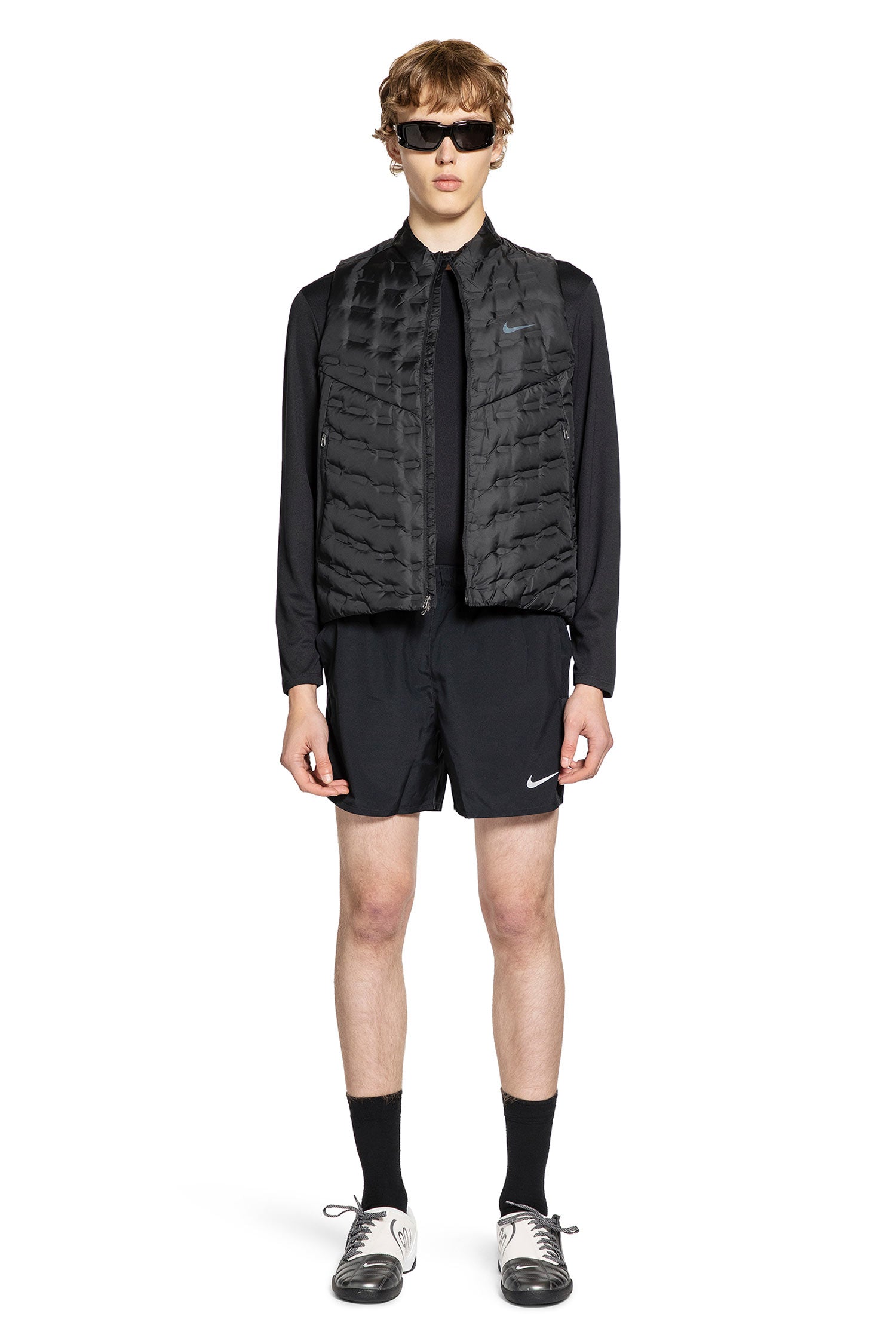 NIKE MAN BLACK SHORTS & SKIRTS