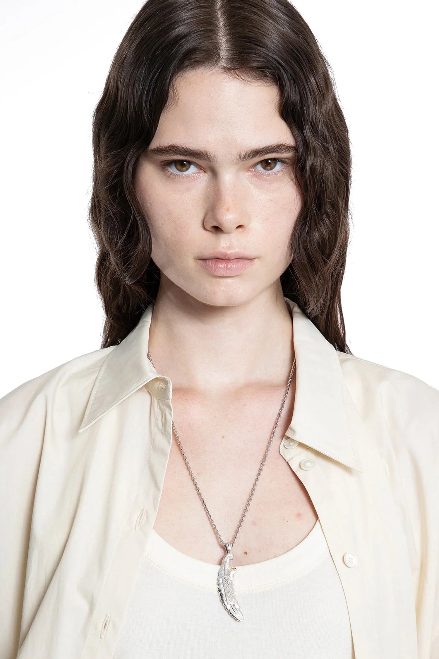 Feather necklace - Antonioli.eu