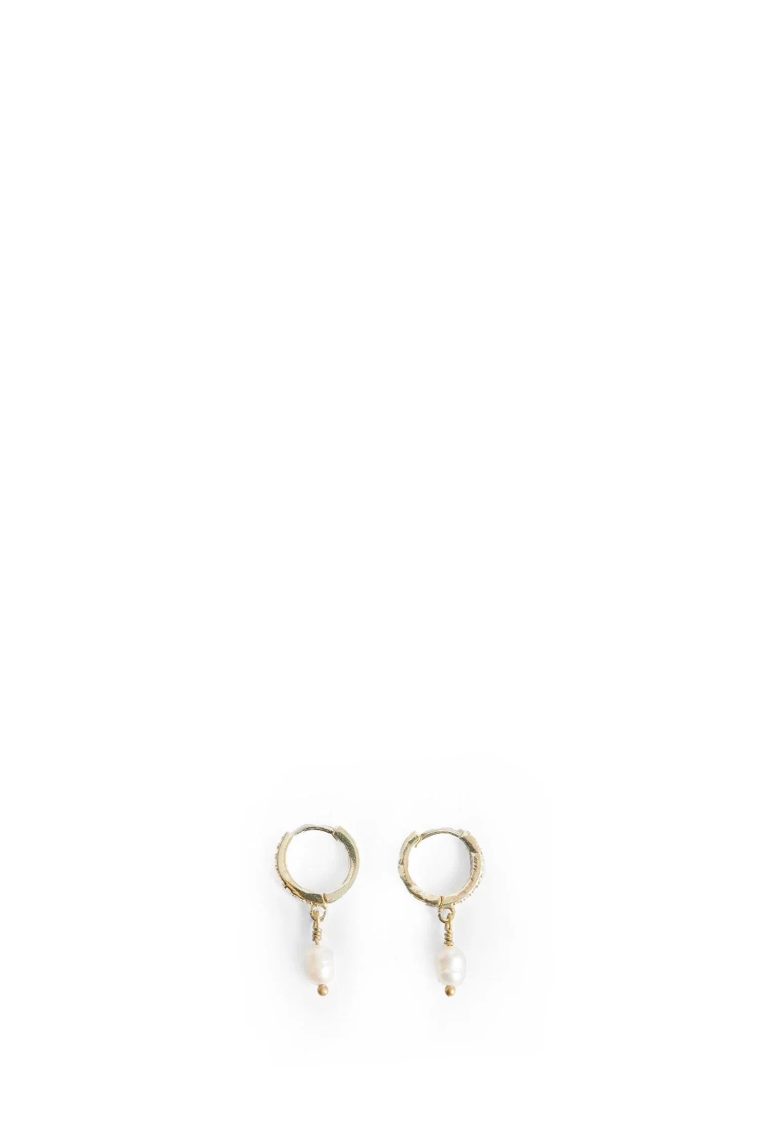 Hoop Pearl Earrings - Antonioli.eu