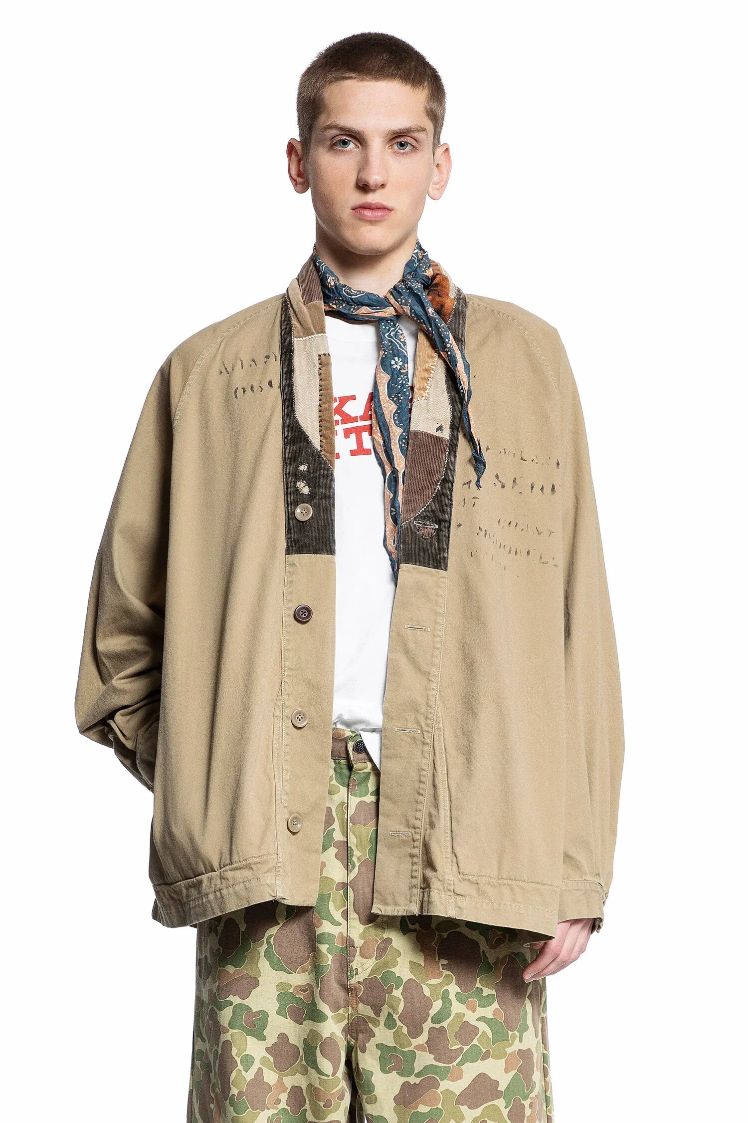 KAPITAL MAN BEIGE JACKETS - Antonioli.eu