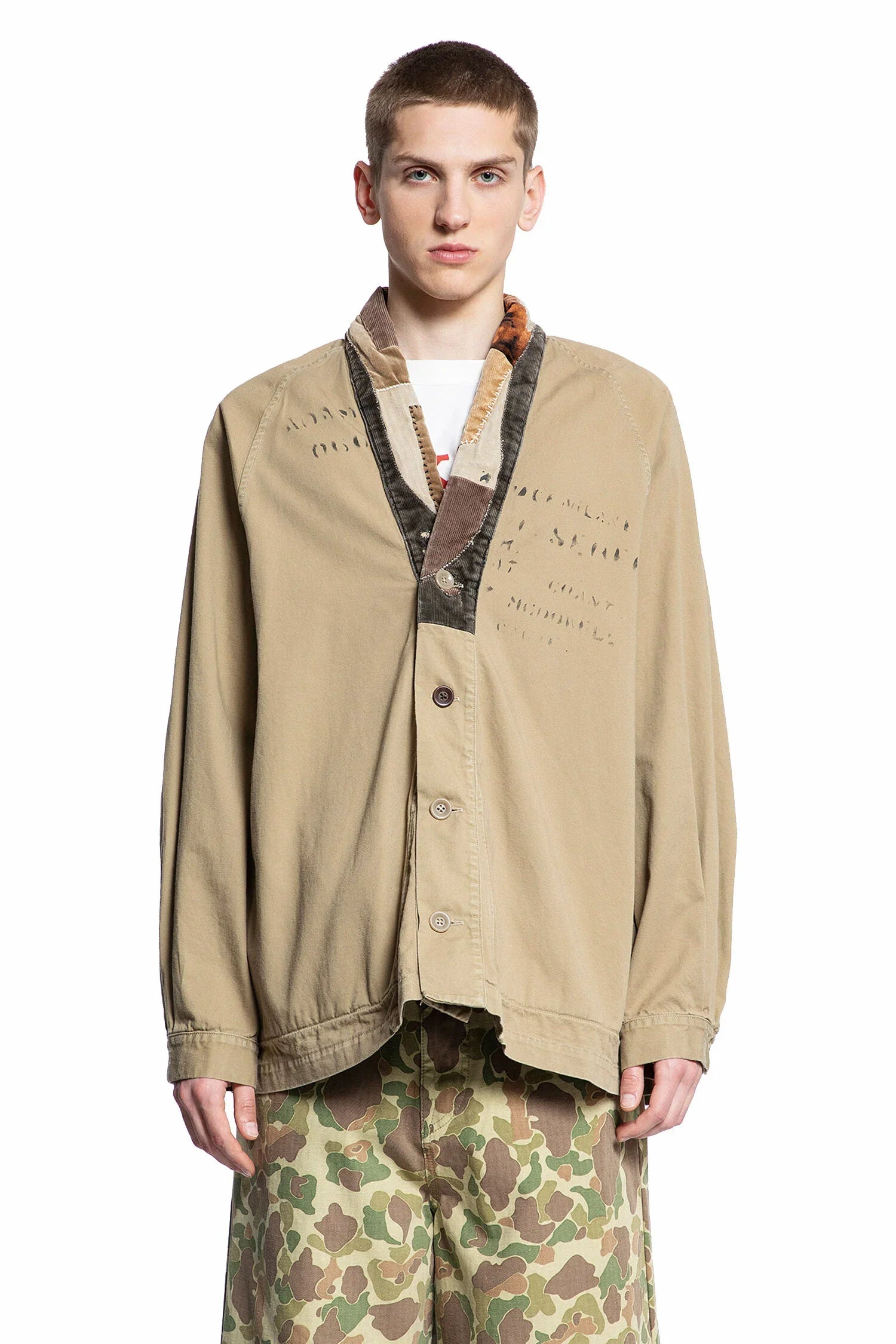 KAPITAL MAN BEIGE JACKETS - Antonioli.eu