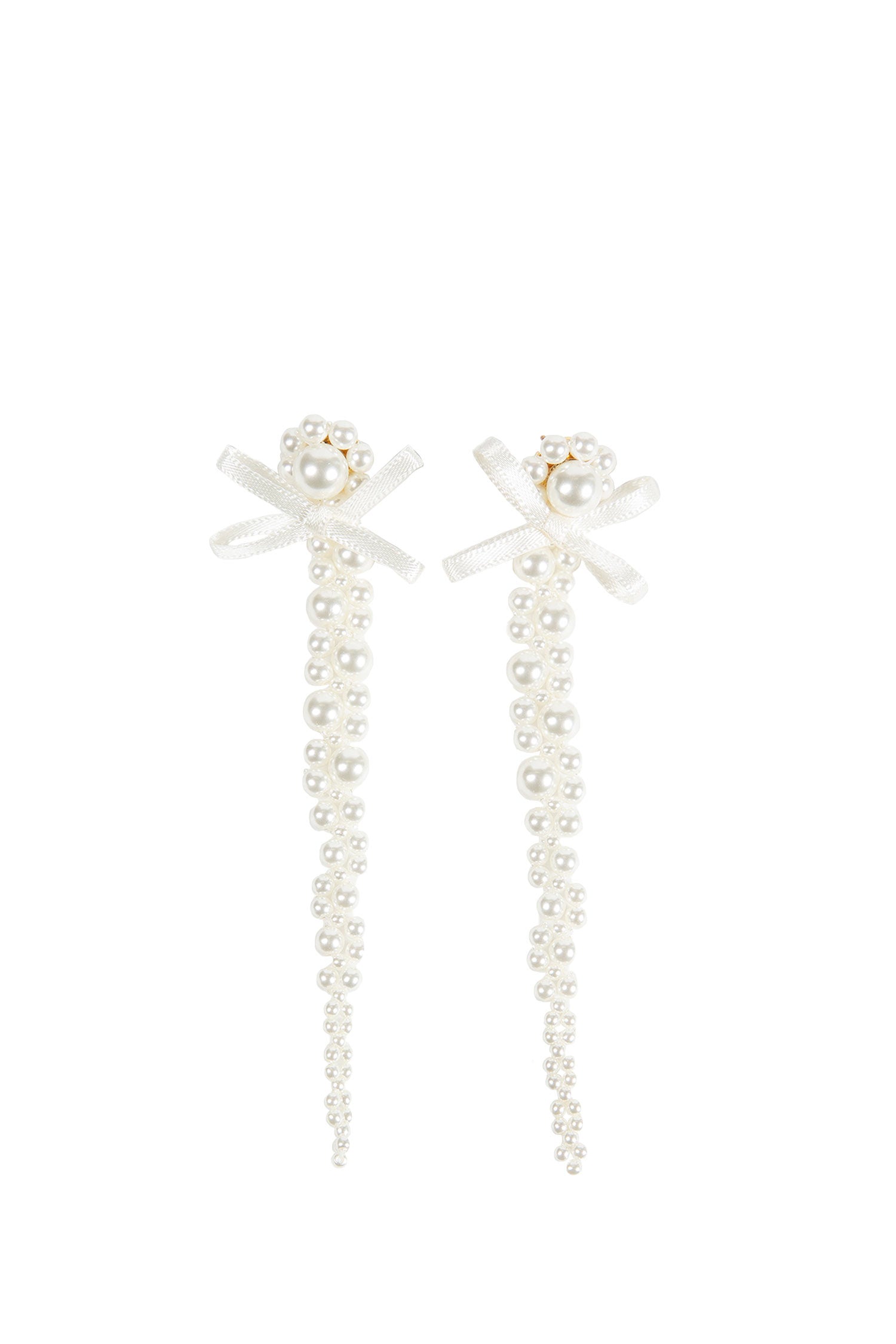 Petite Bow Detail Drip Earrings