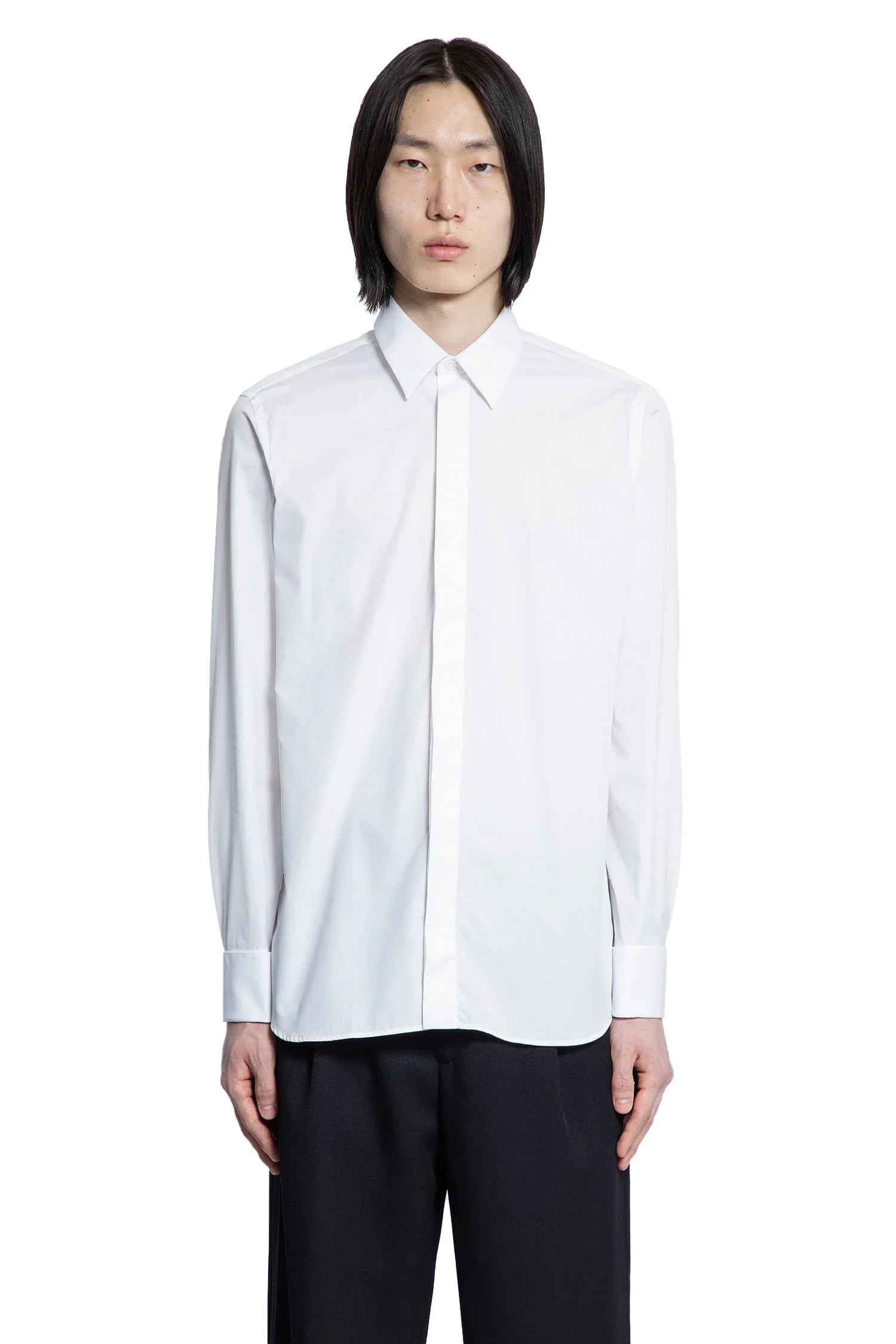Evening Shirt in Cotton Poplin - Antonioli.eu
