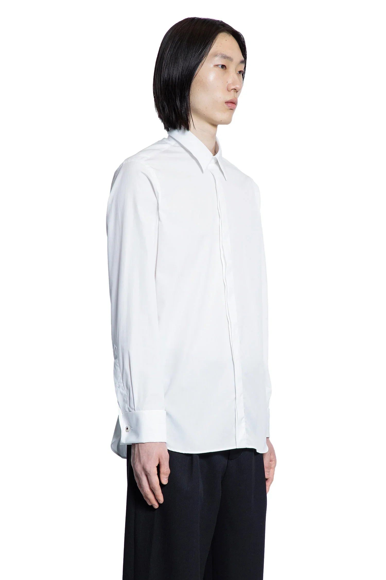 Evening Shirt in Cotton Poplin - Antonioli.eu