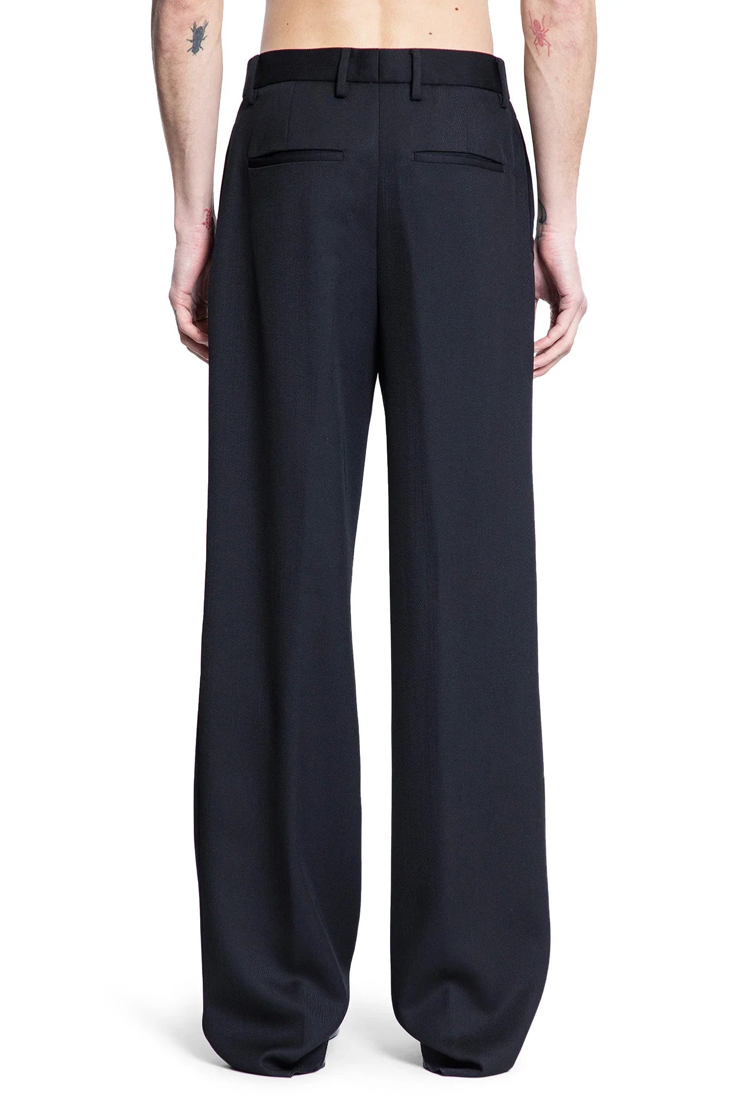 Crêpe Covert Trousers - Antonioli.eu