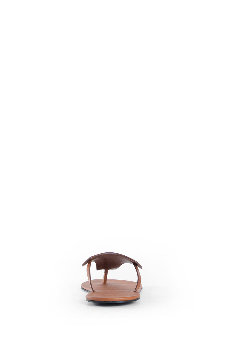 Helena Flip Flops in Leather - Antonioli.eu