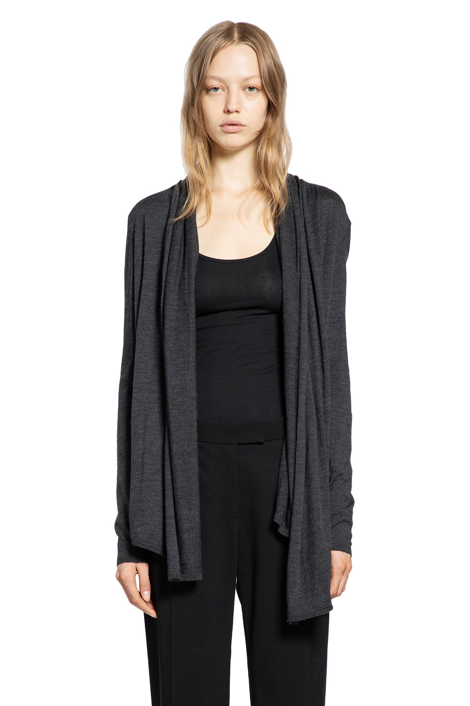 PETAR PETROV WOMAN GREY KNITWEAR