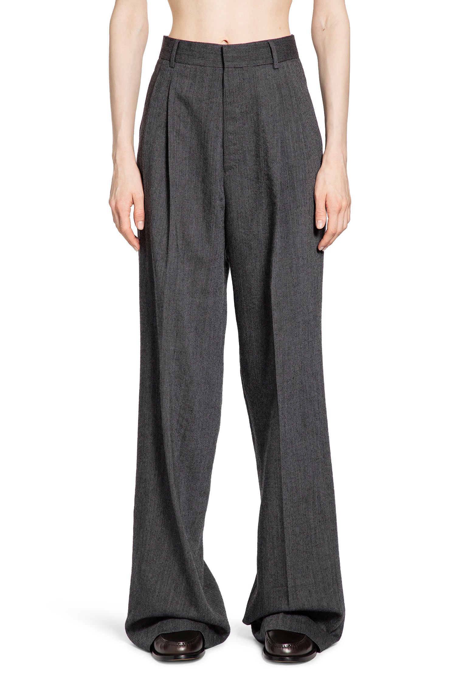 Tailored Wide Leg Trousers