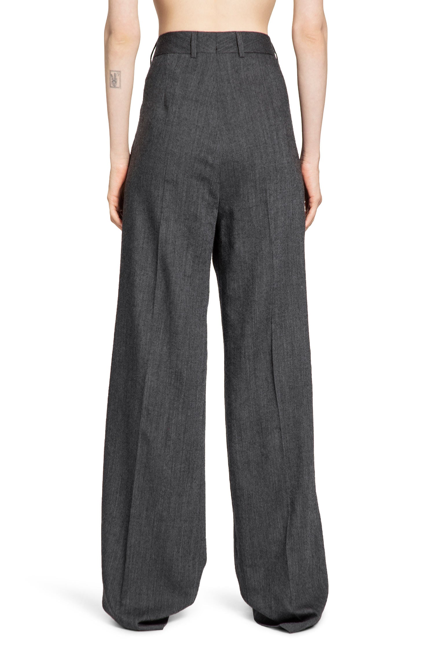 Tailored Wide Leg Trousers
