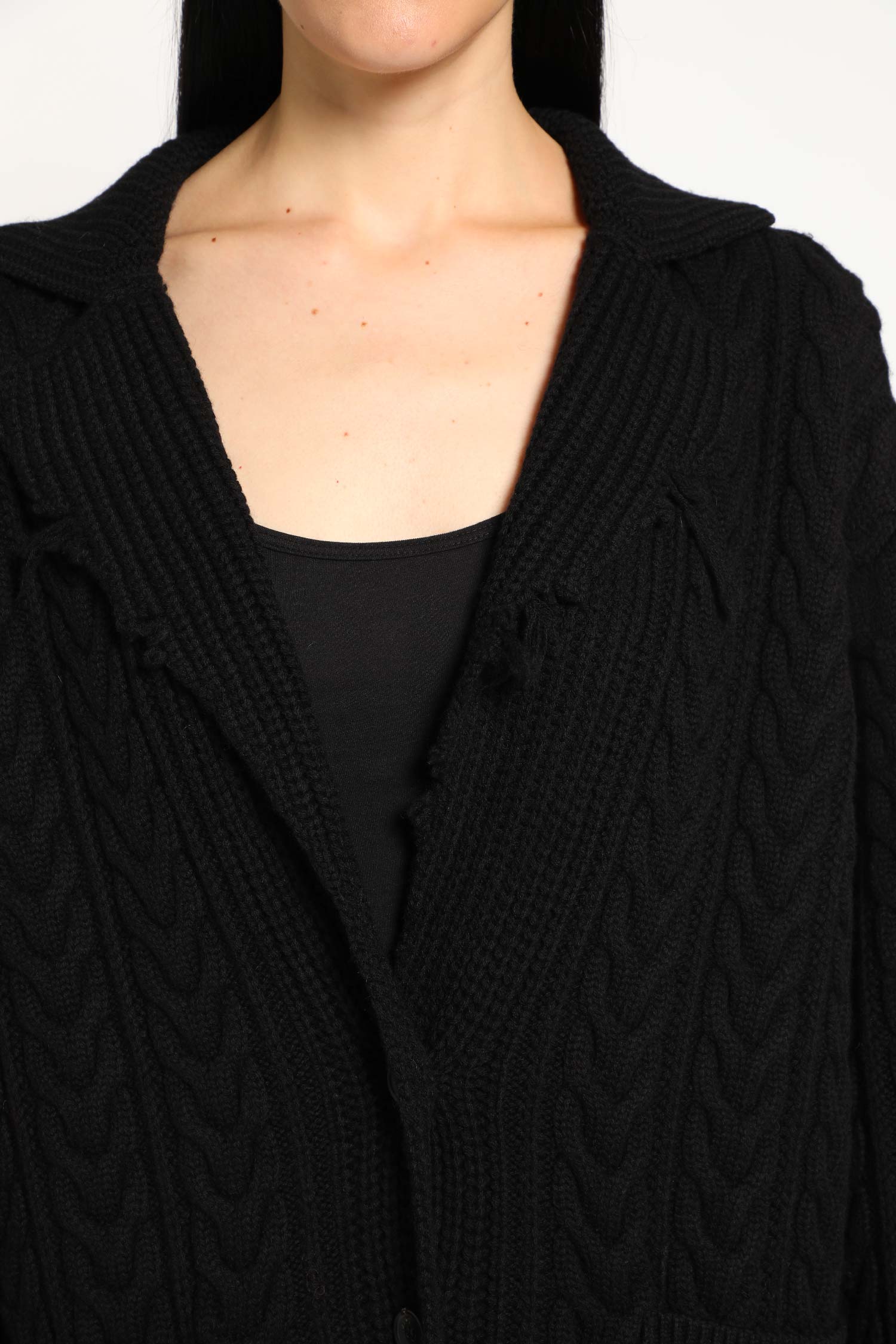 LANEUS WOMAN BLACK KNITWEAR
