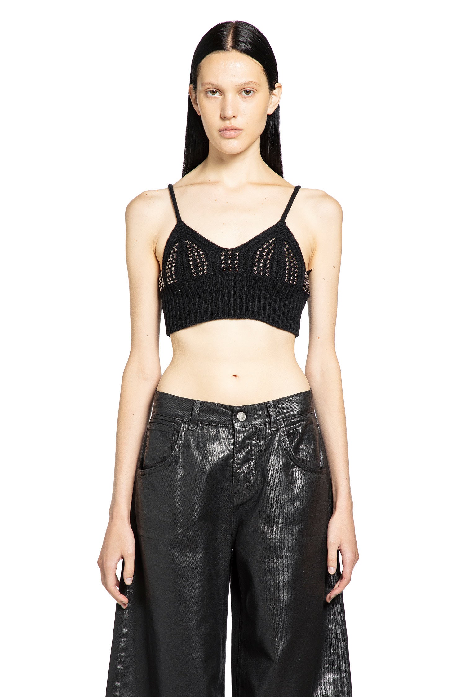 LANEUS WOMAN BLACK TOPS