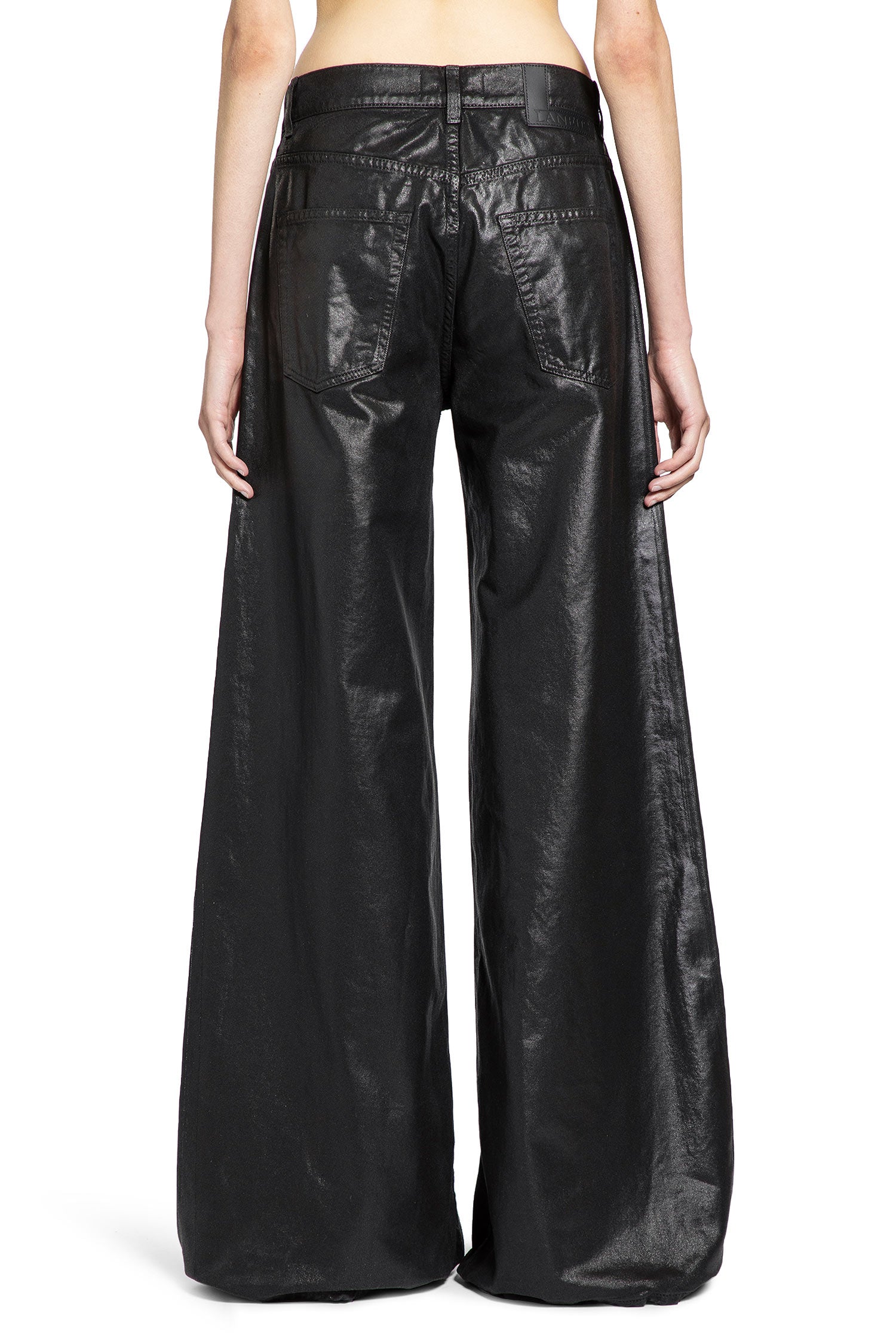 LANEUS WOMAN BLACK TROUSERS