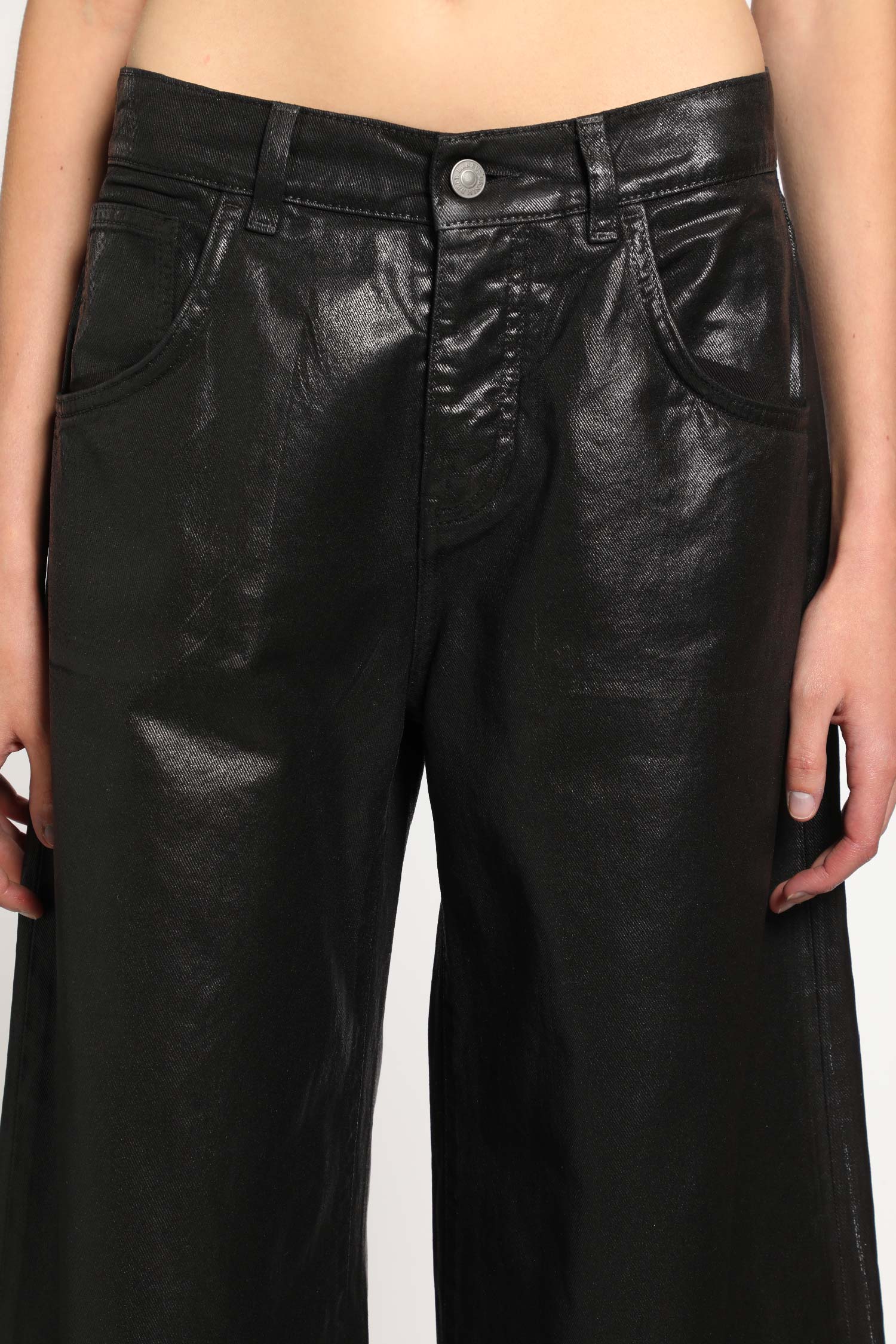 LANEUS WOMAN BLACK TROUSERS
