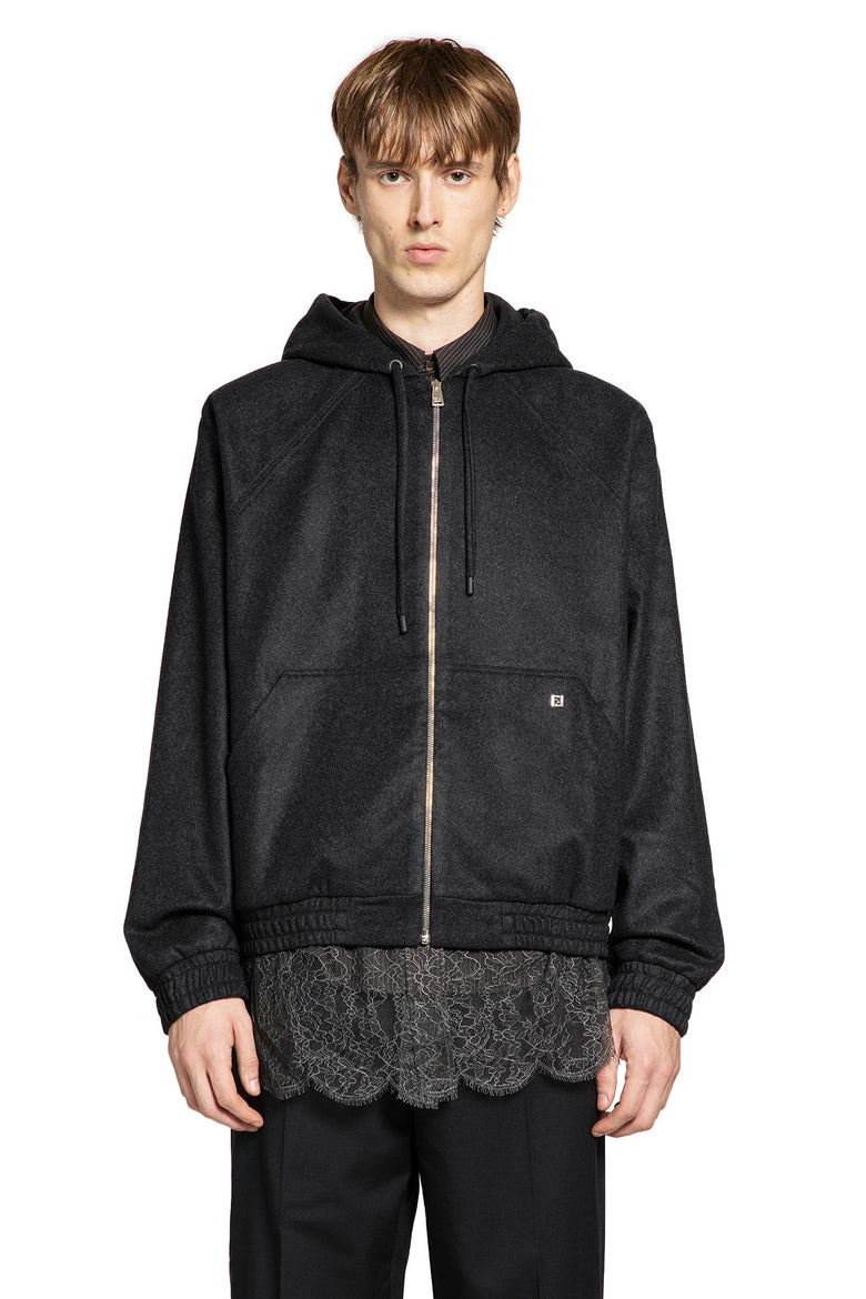 Cashmere Zip-Up Hoodie