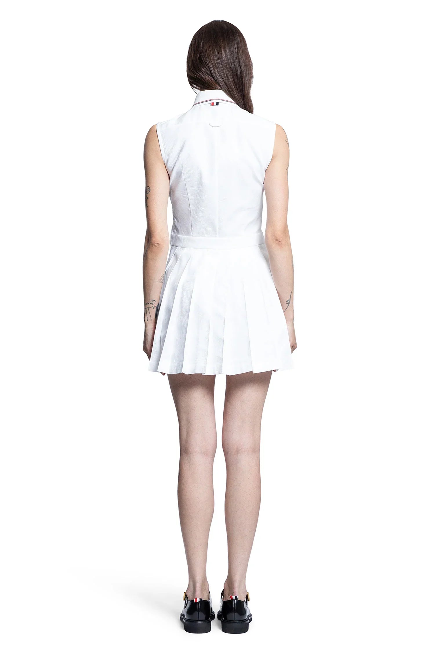 Pleated bottom shirt dress - Antonioli.eu