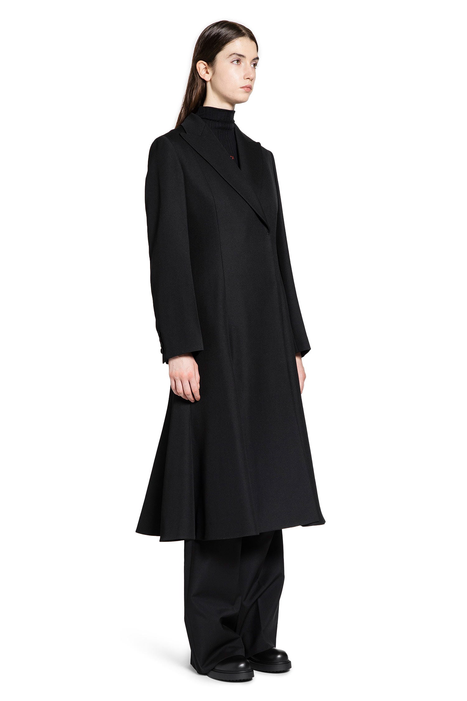 Grain de Poudre Wool Coat