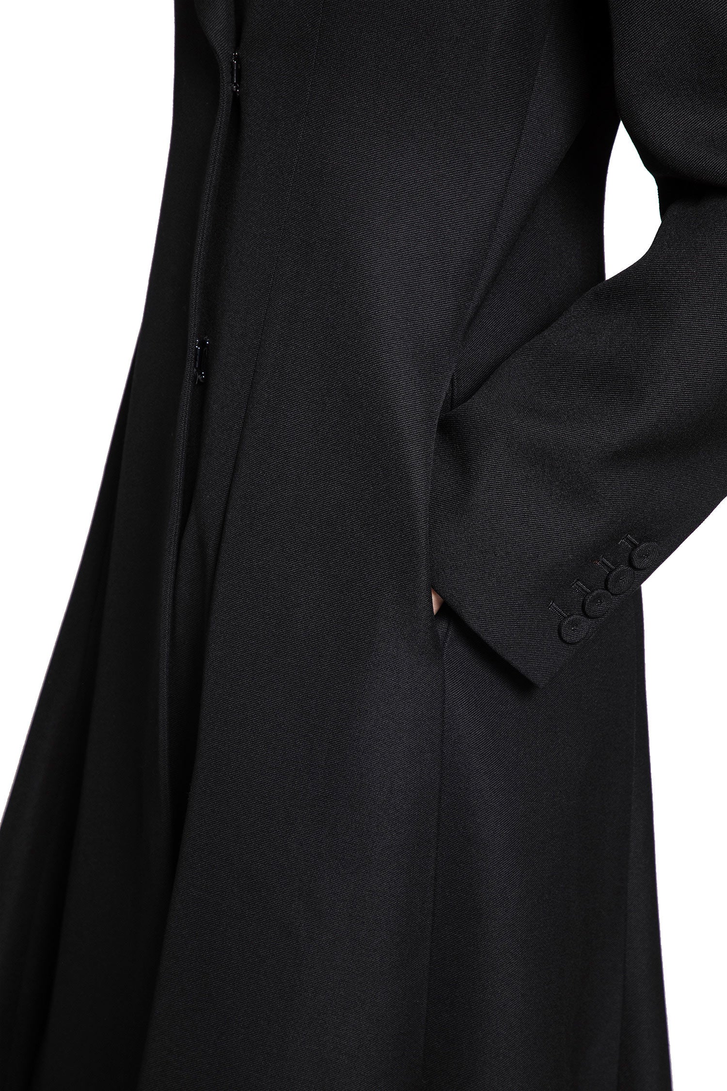 Grain de Poudre Wool Coat