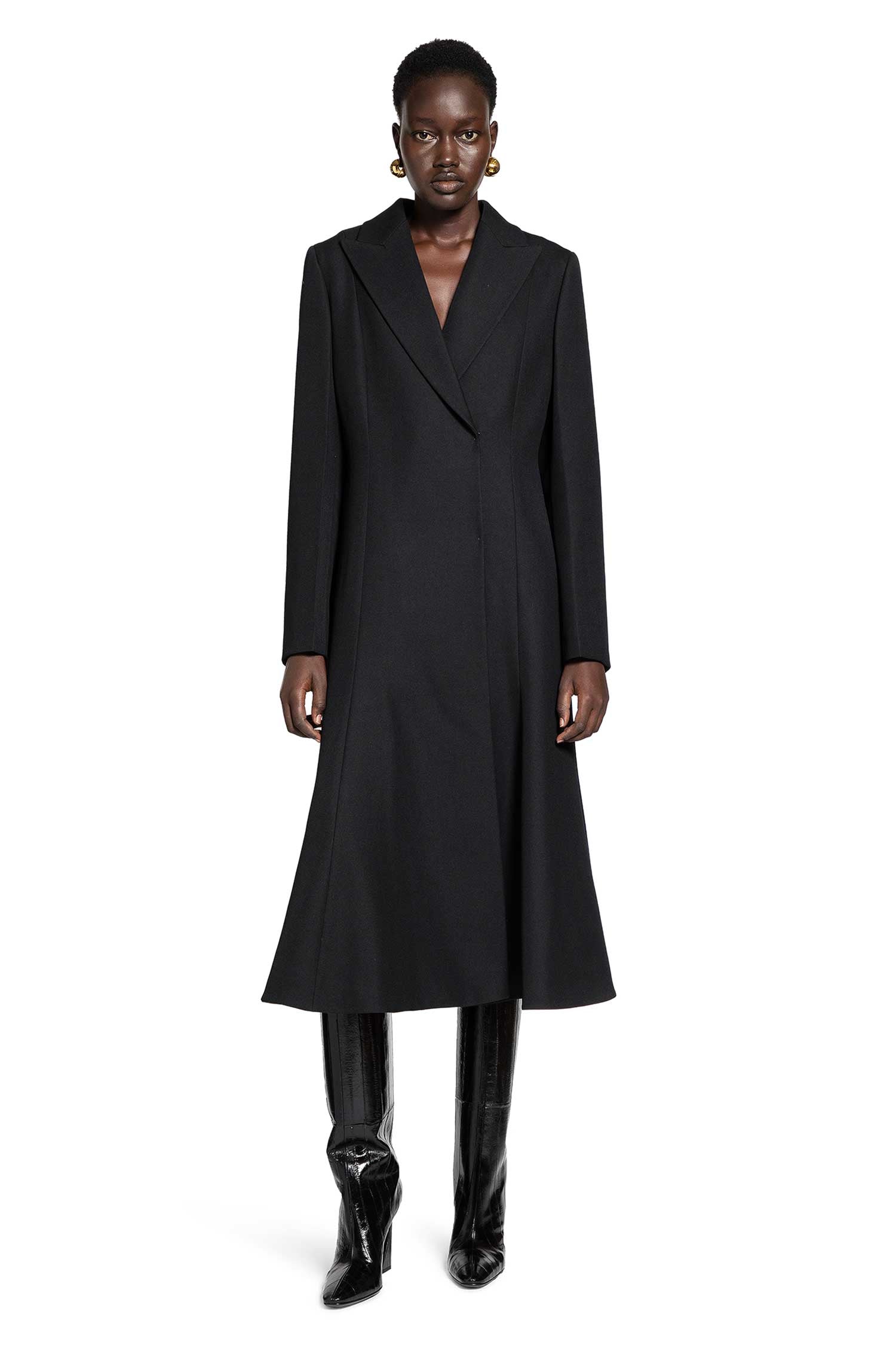 Grain de Poudre Wool Coat