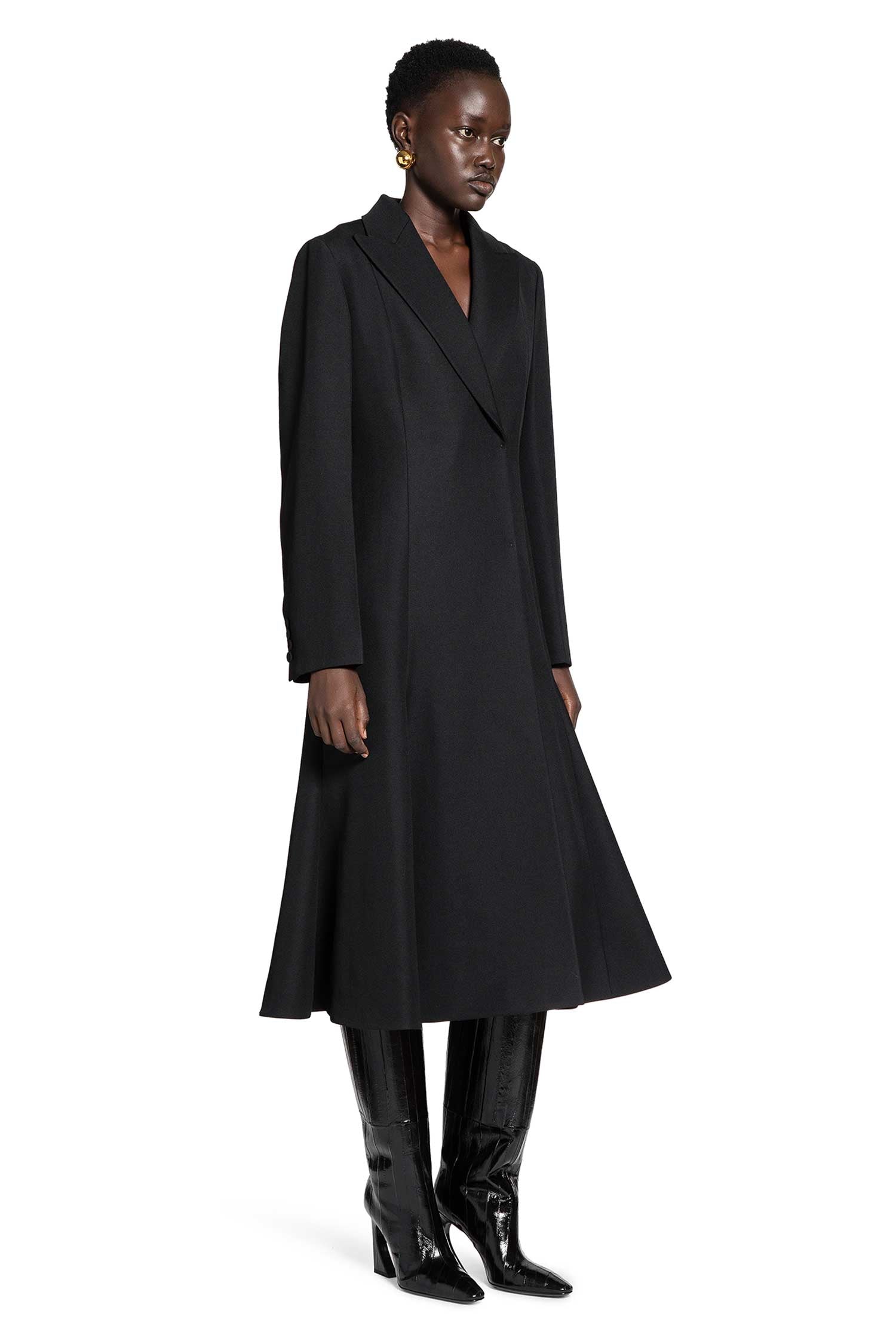 Grain de Poudre Wool Coat