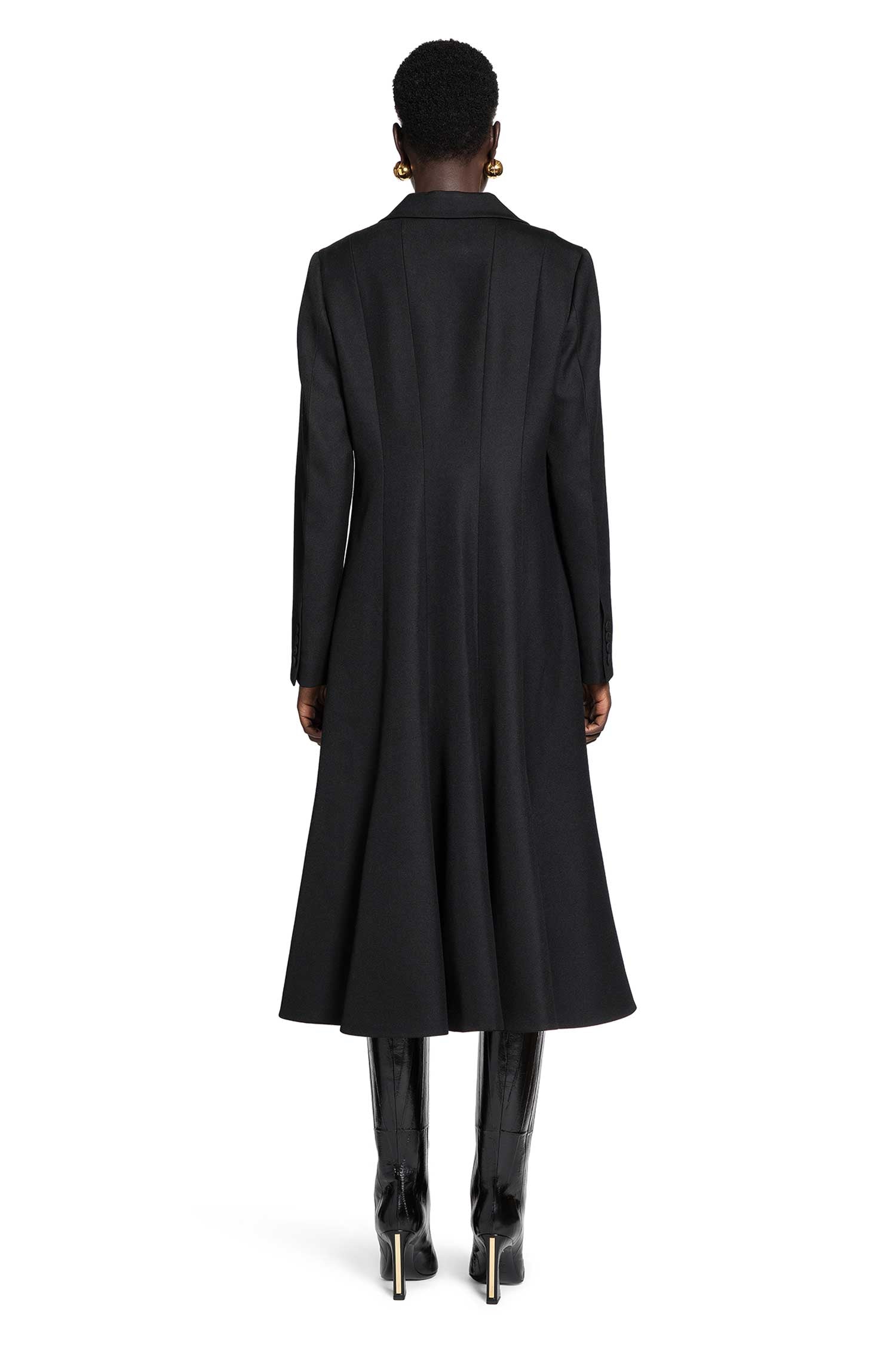 Grain de Poudre Wool Coat