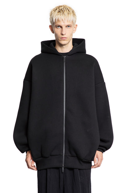 Cotton Nylon Zip-Up hoodie - Antonioli.eu