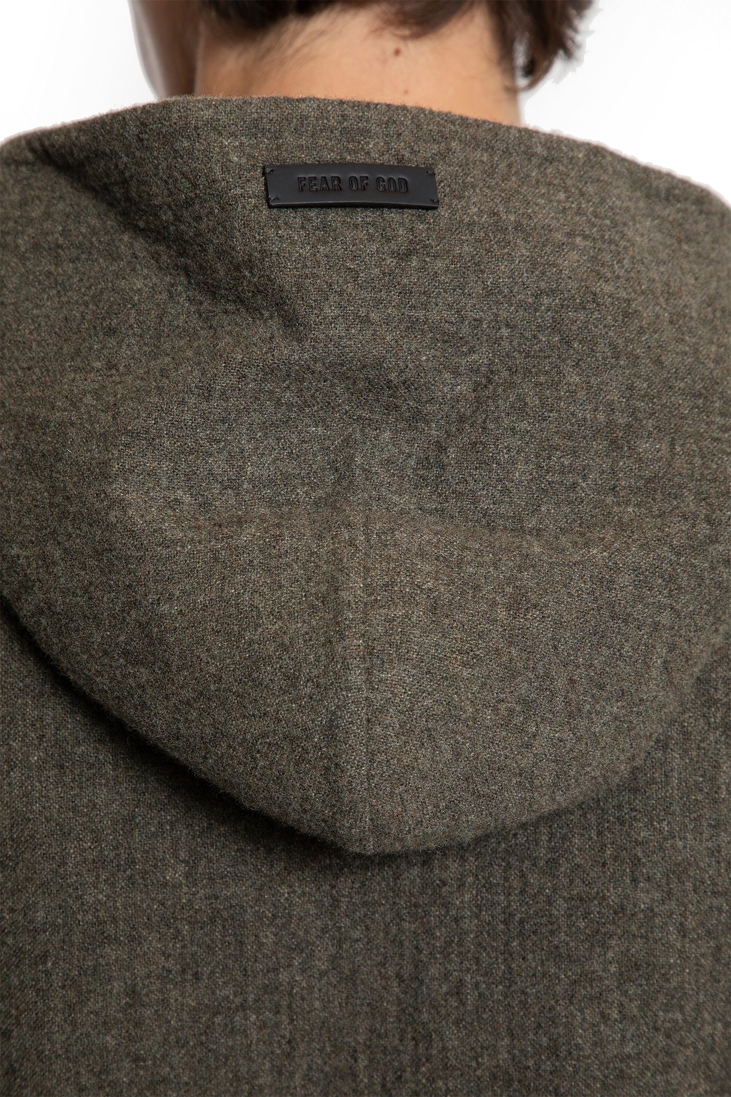 Double Wool Zip-Up Hoodie