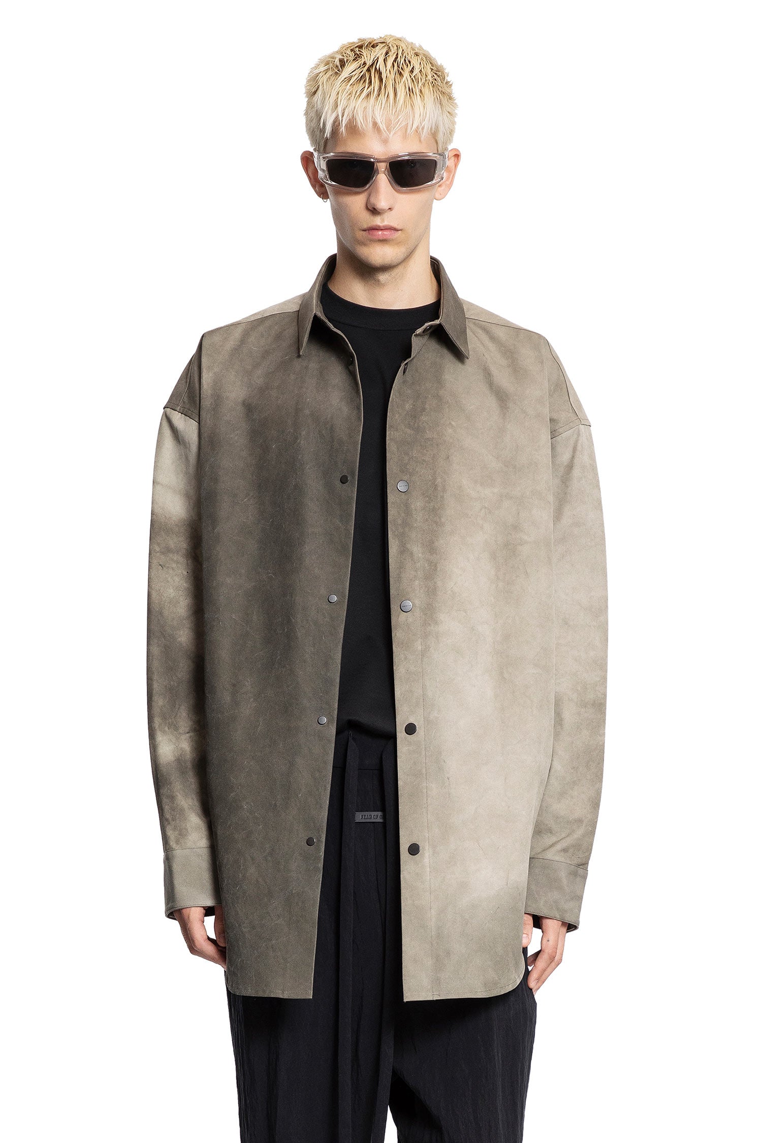 Dyed Heavy Cotton Shirt - Antonioli.eu