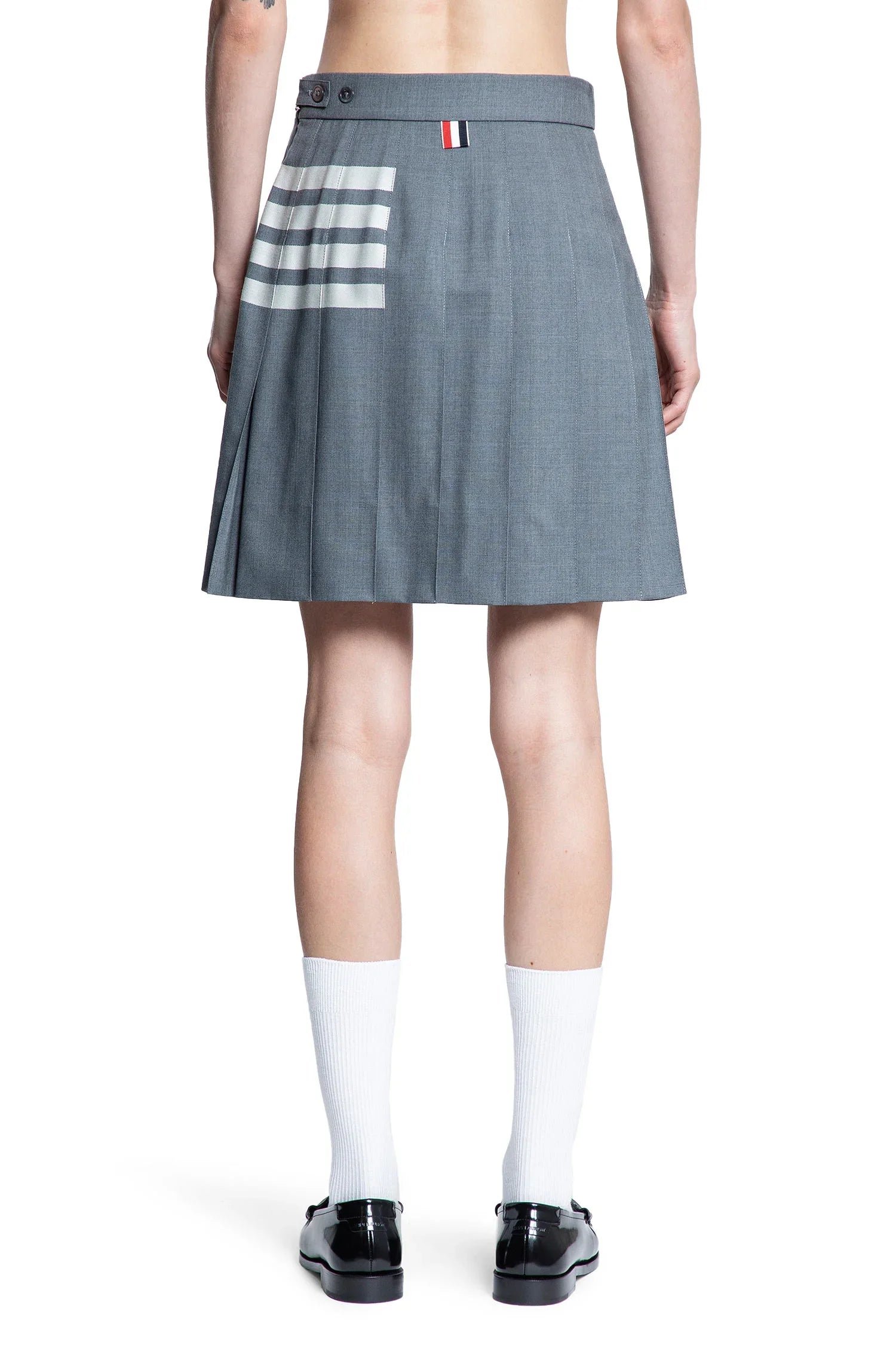 Twill 4-Bar Mini Skirt - Antonioli.eu