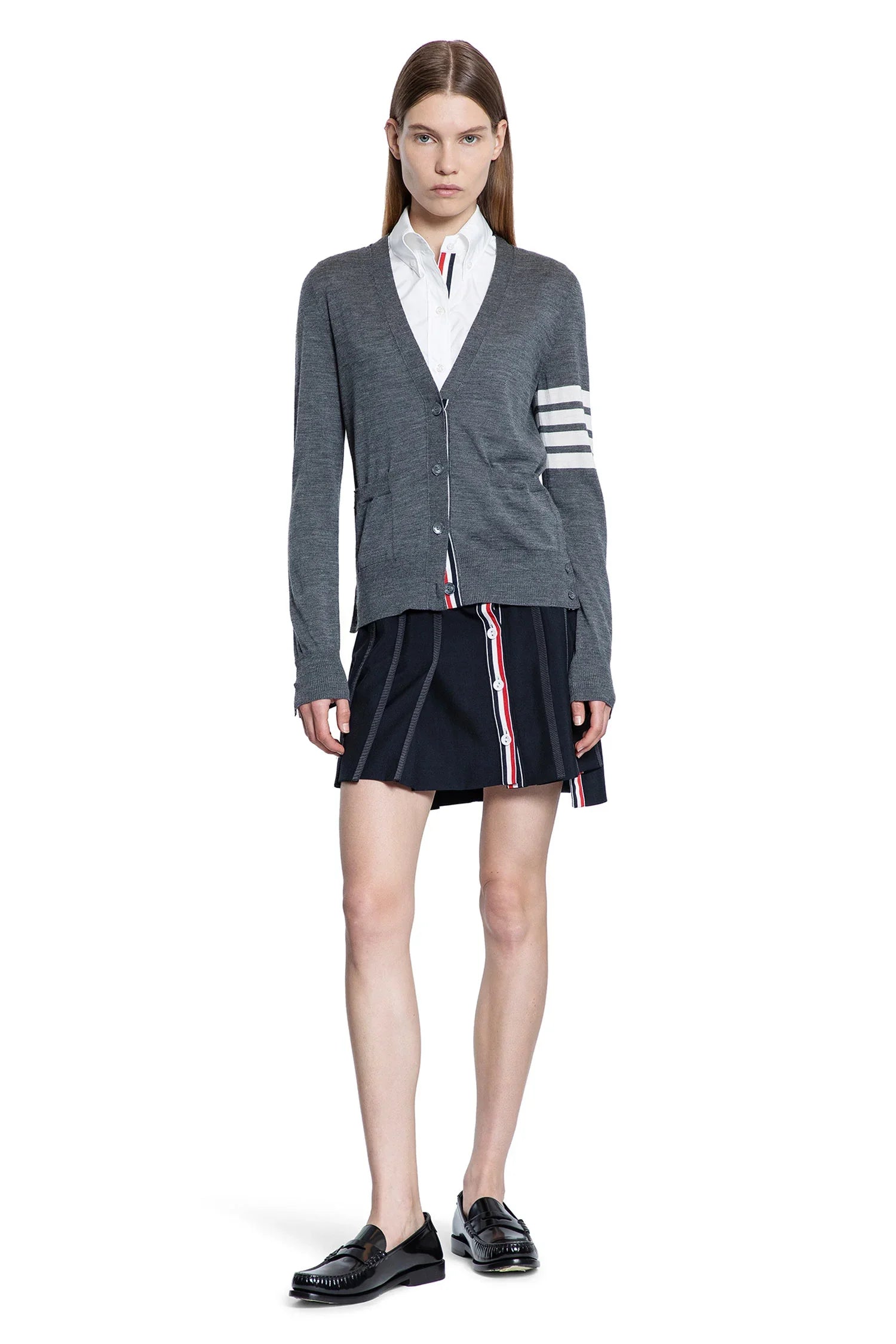 School Uniform Plain Weave Mini Skirt - Antonioli.eu