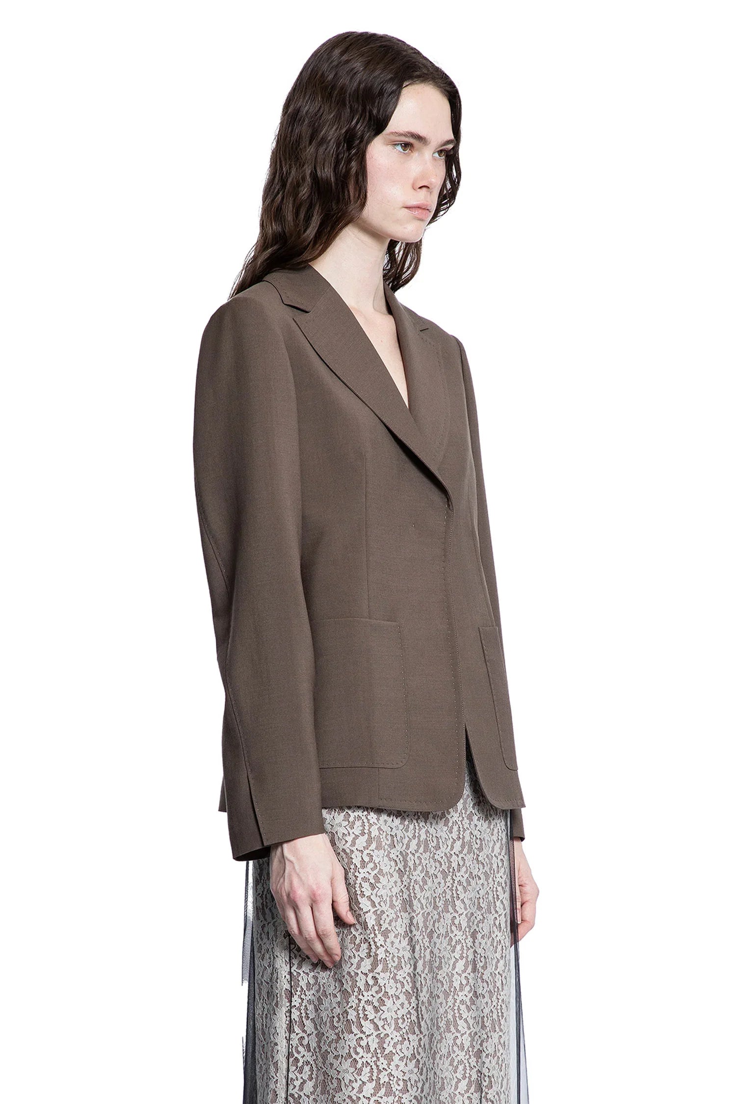 Wool and Mohair Blazer - Antonioli.eu