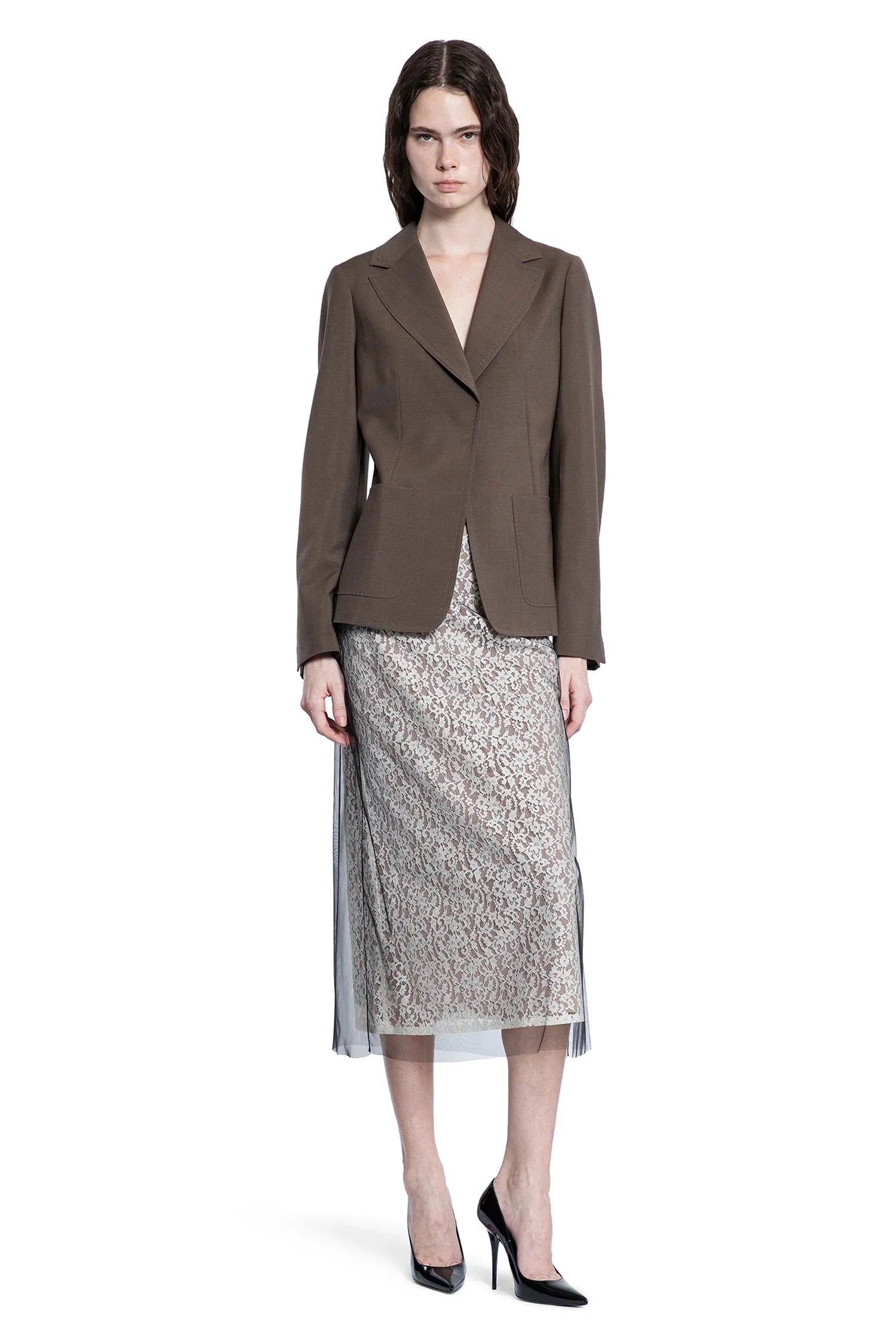 Wool and Mohair Blazer - Antonioli.eu