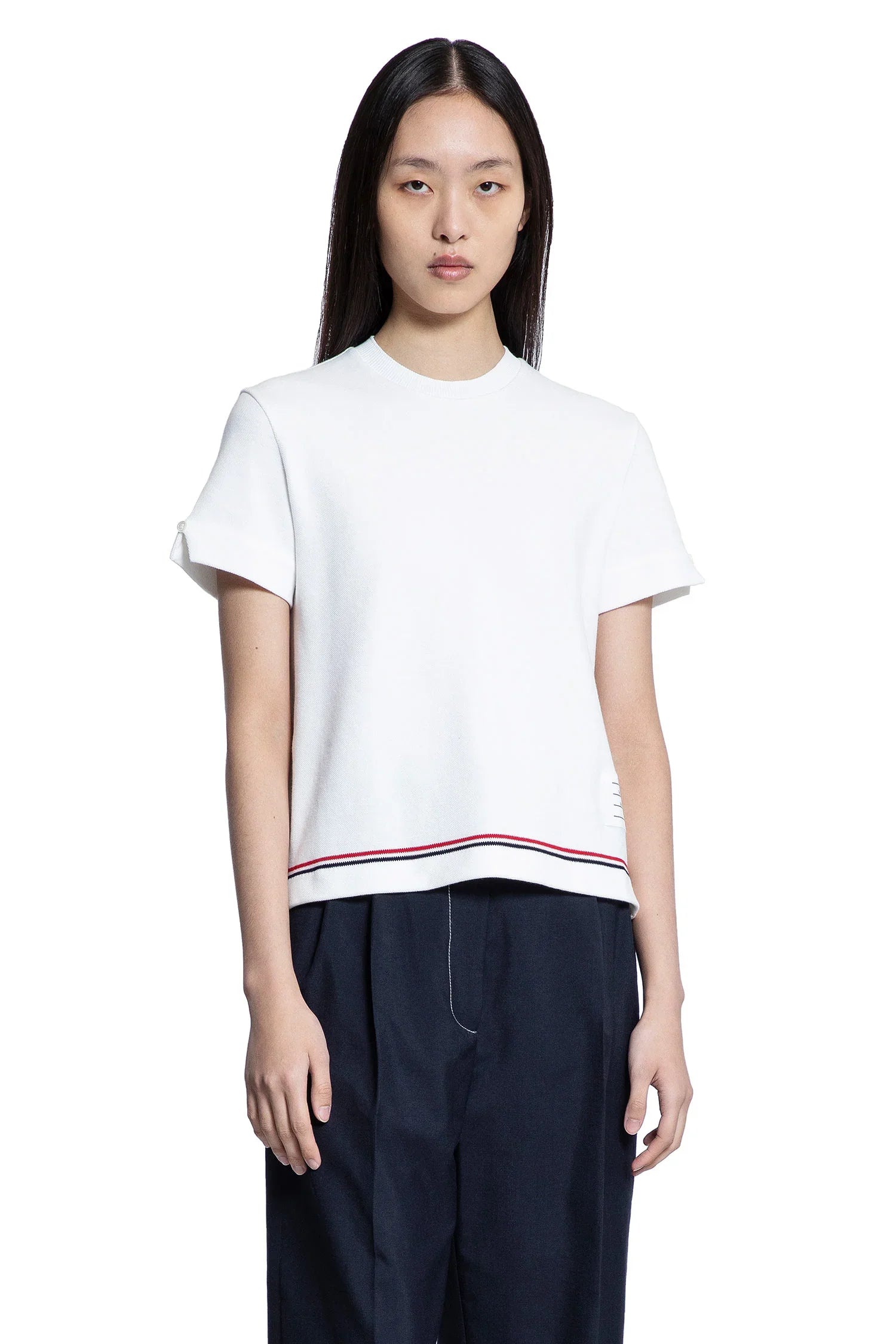Cotton piqué t-shirt - Antonioli.eu