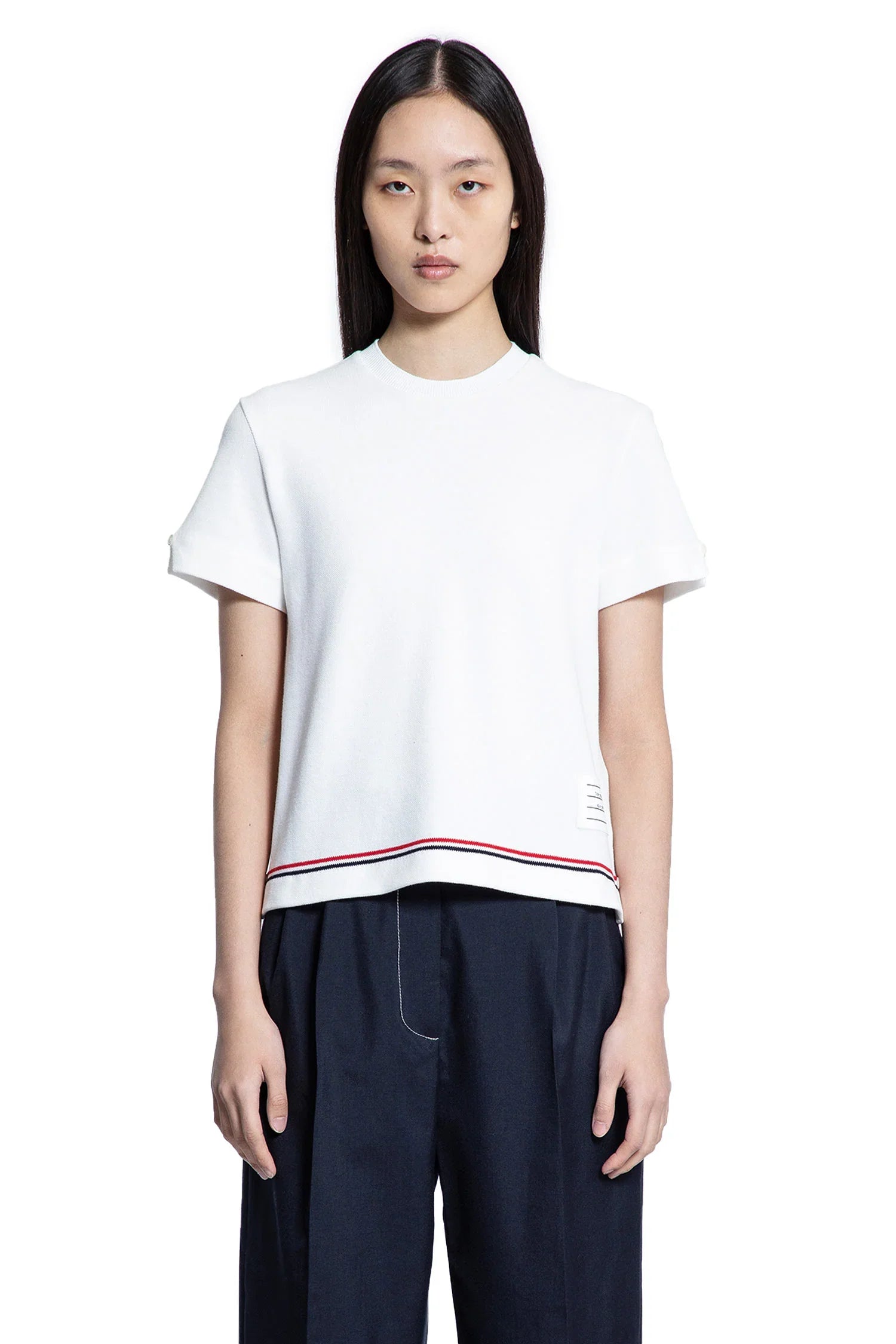 Cotton piqué t-shirt - Antonioli.eu