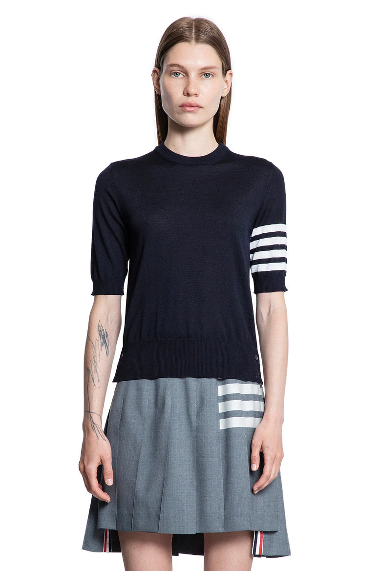 Fine Merino Wool 4-Bar Tee - Antonioli.eu