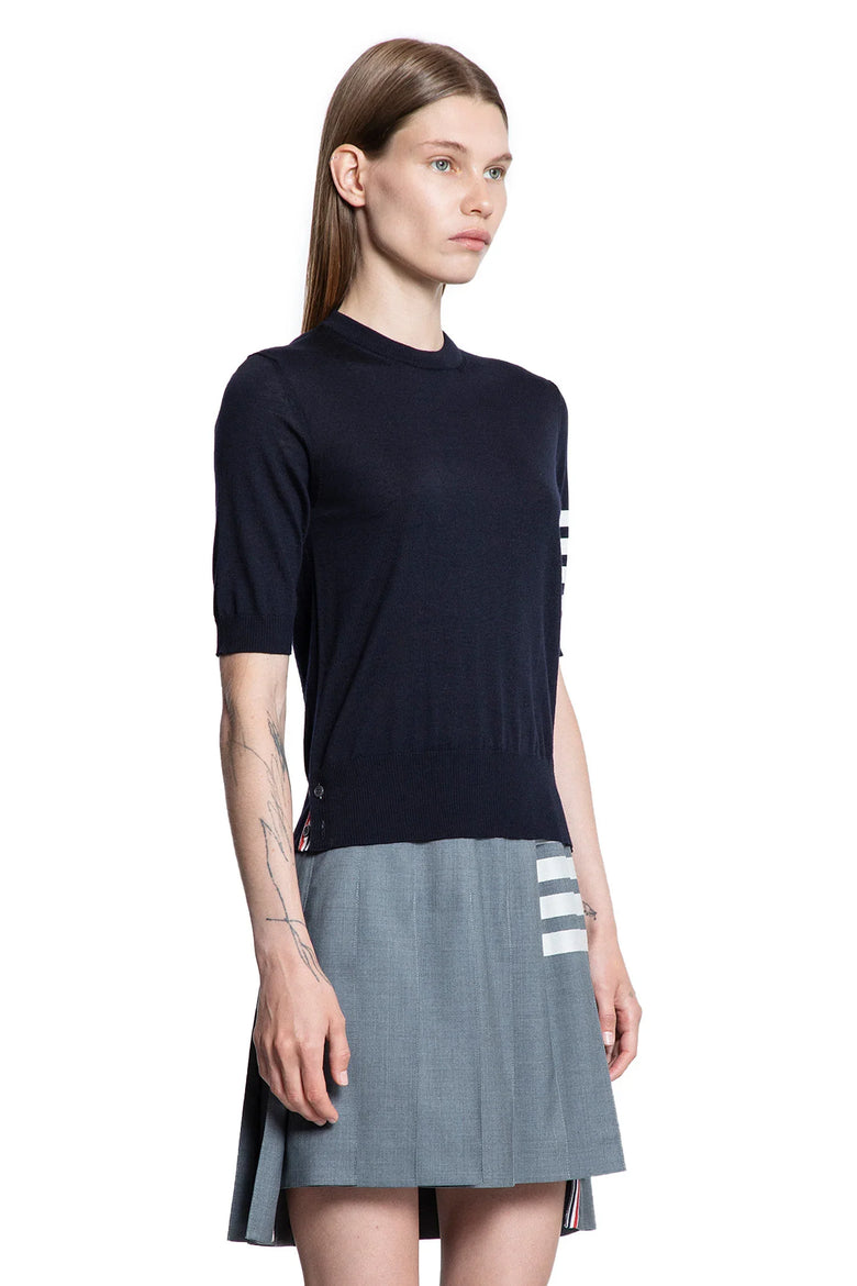 Fine Merino Wool 4-Bar Tee - Antonioli.eu
