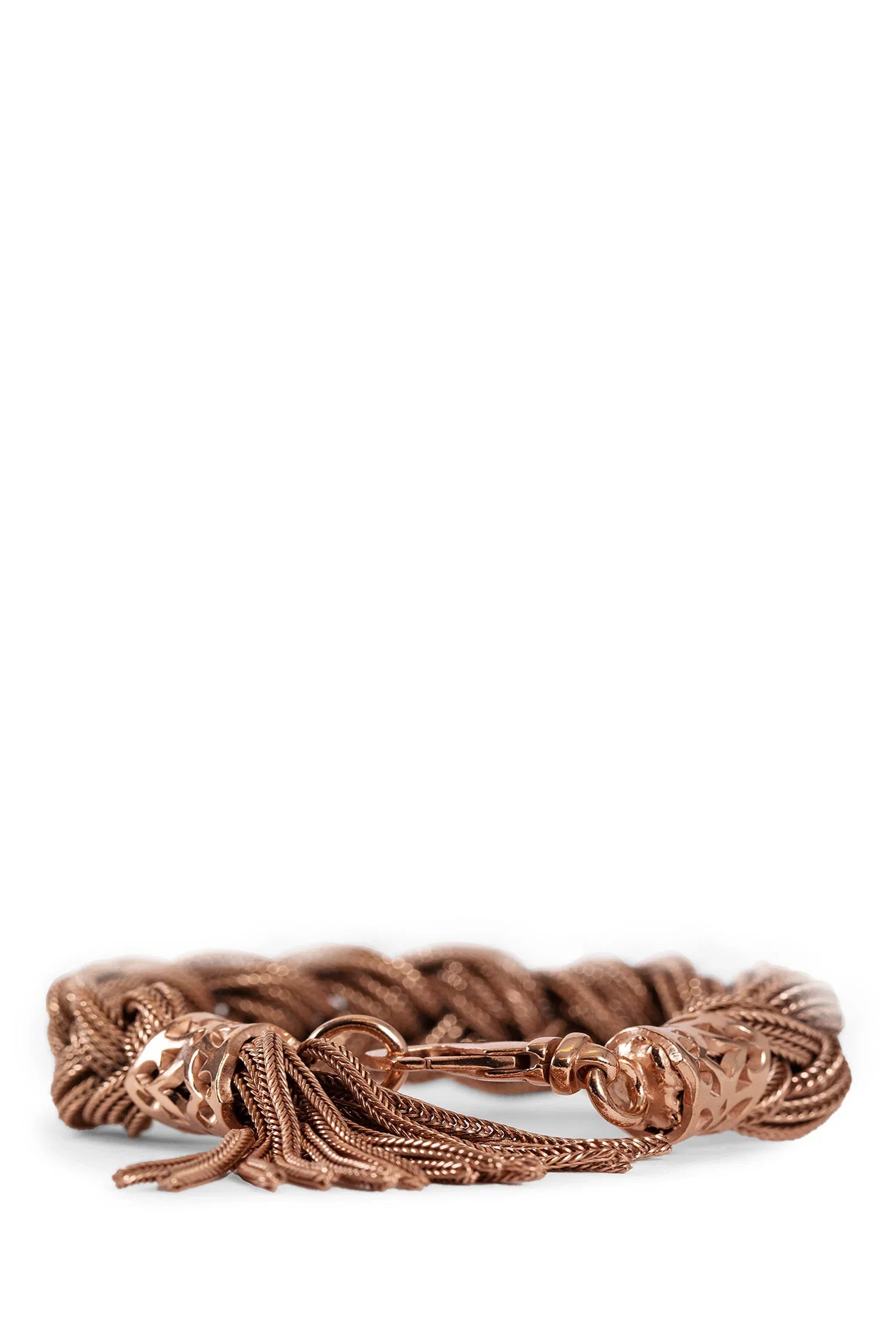 Rose Gold-Plated Braided Bracelet - Antonioli.eu