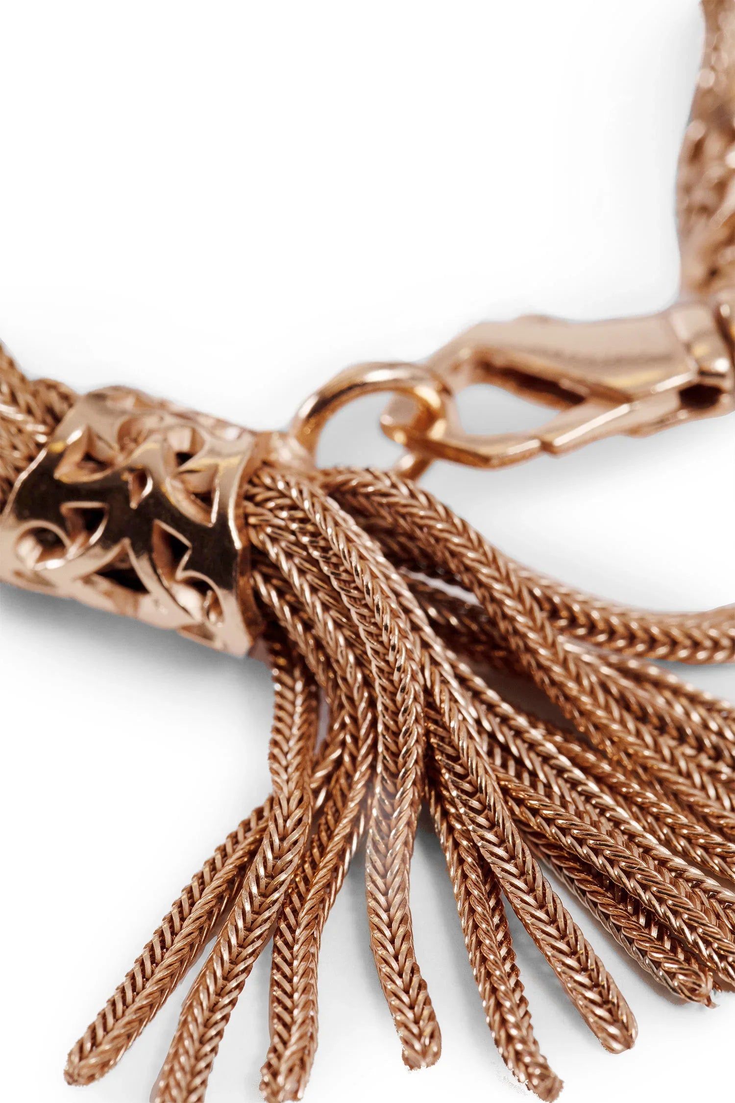 Rose Gold-Plated Braided Bracelet - Antonioli.eu
