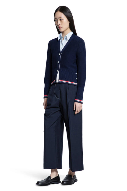 Textured stitch v-neck cardigan - Antonioli.eu