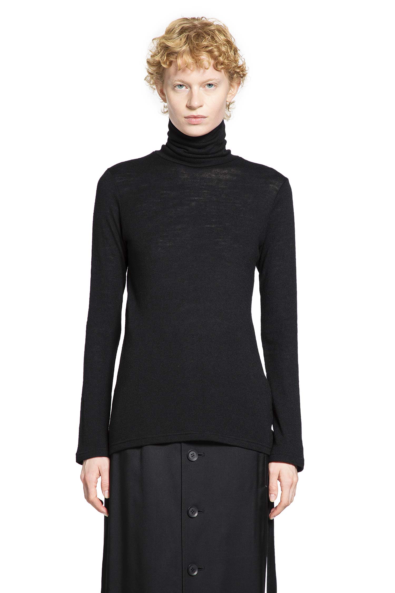 YOHJI YAMAMOTO WOMAN BLACK DRESSES