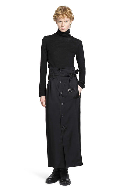 YOHJI YAMAMOTO WOMAN BLACK DRESSES
