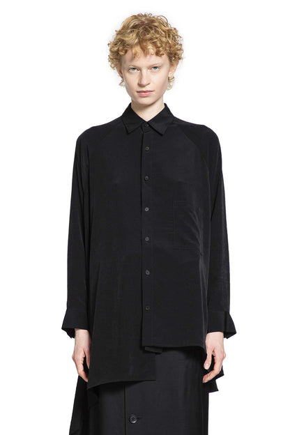 YOHJI YAMAMOTO WOMAN BLACK SHIRTS