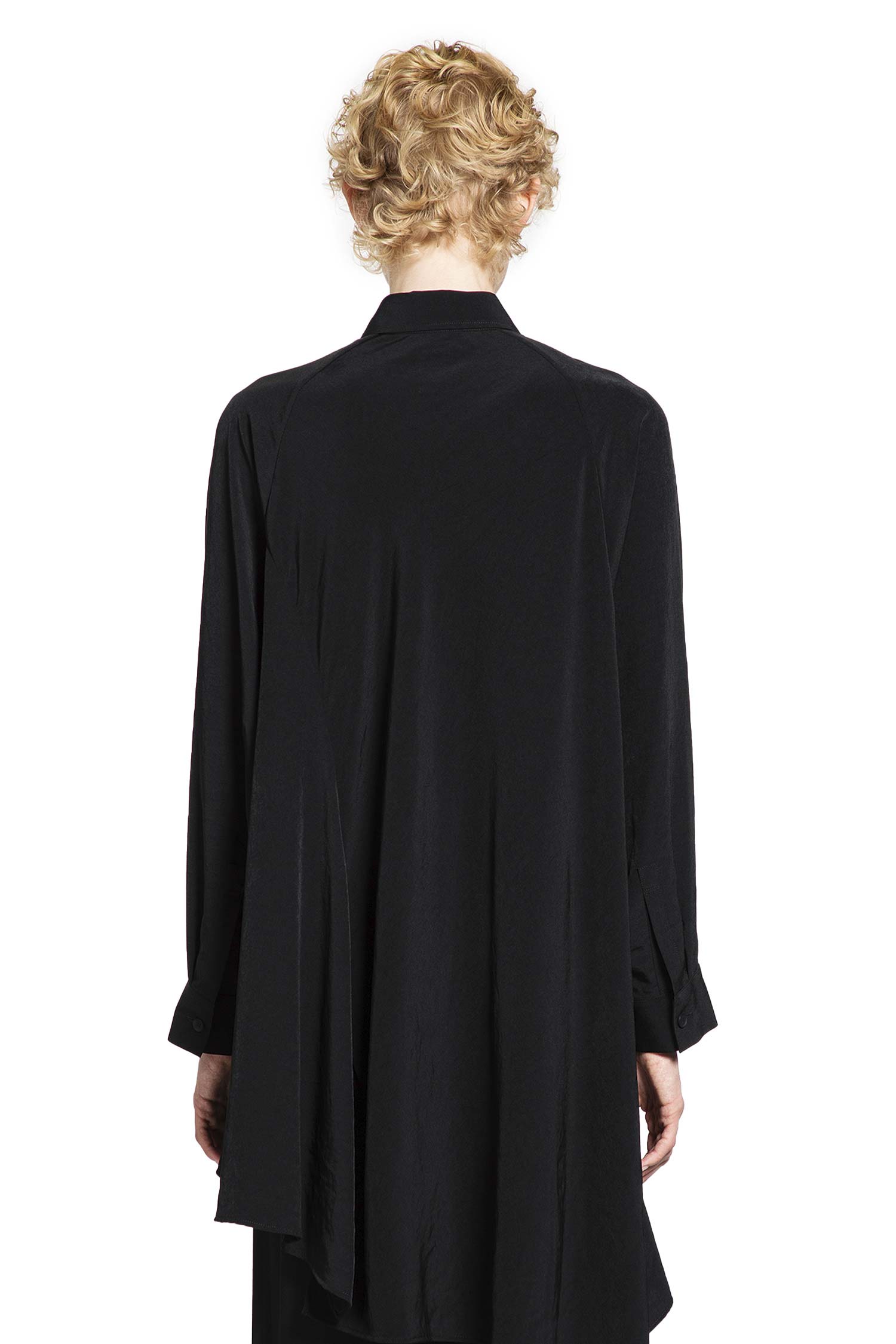 YOHJI YAMAMOTO WOMAN BLACK SHIRTS