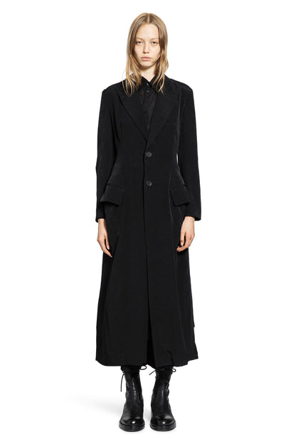 YOHJI YAMAMOTO WOMAN BLACK COATS