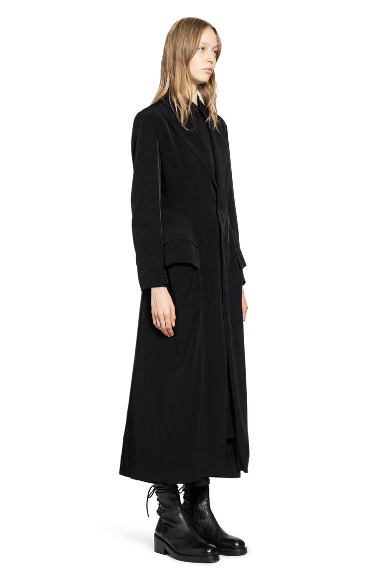 YOHJI YAMAMOTO WOMAN BLACK COATS
