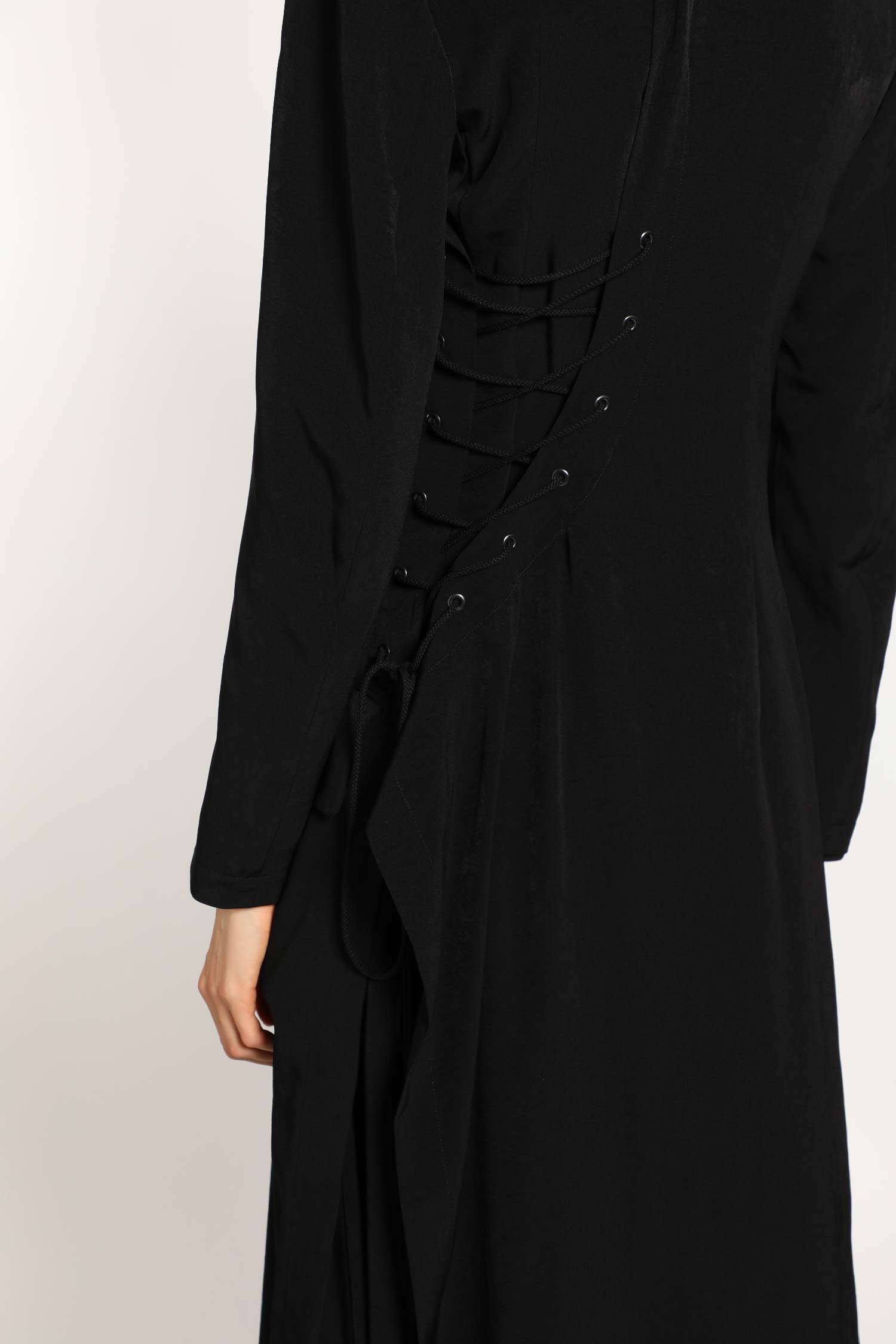 YOHJI YAMAMOTO WOMAN BLACK COATS